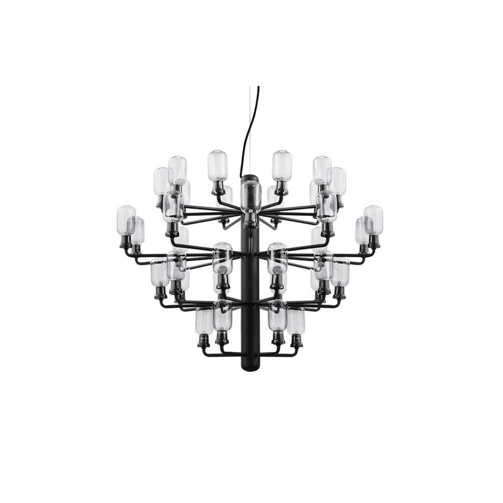 Amp Candelabru Large Smoke/Black - Normann Copenhagen