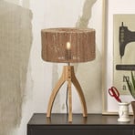 GOOD & MOJO Iguazu table lamp, tripod, natural