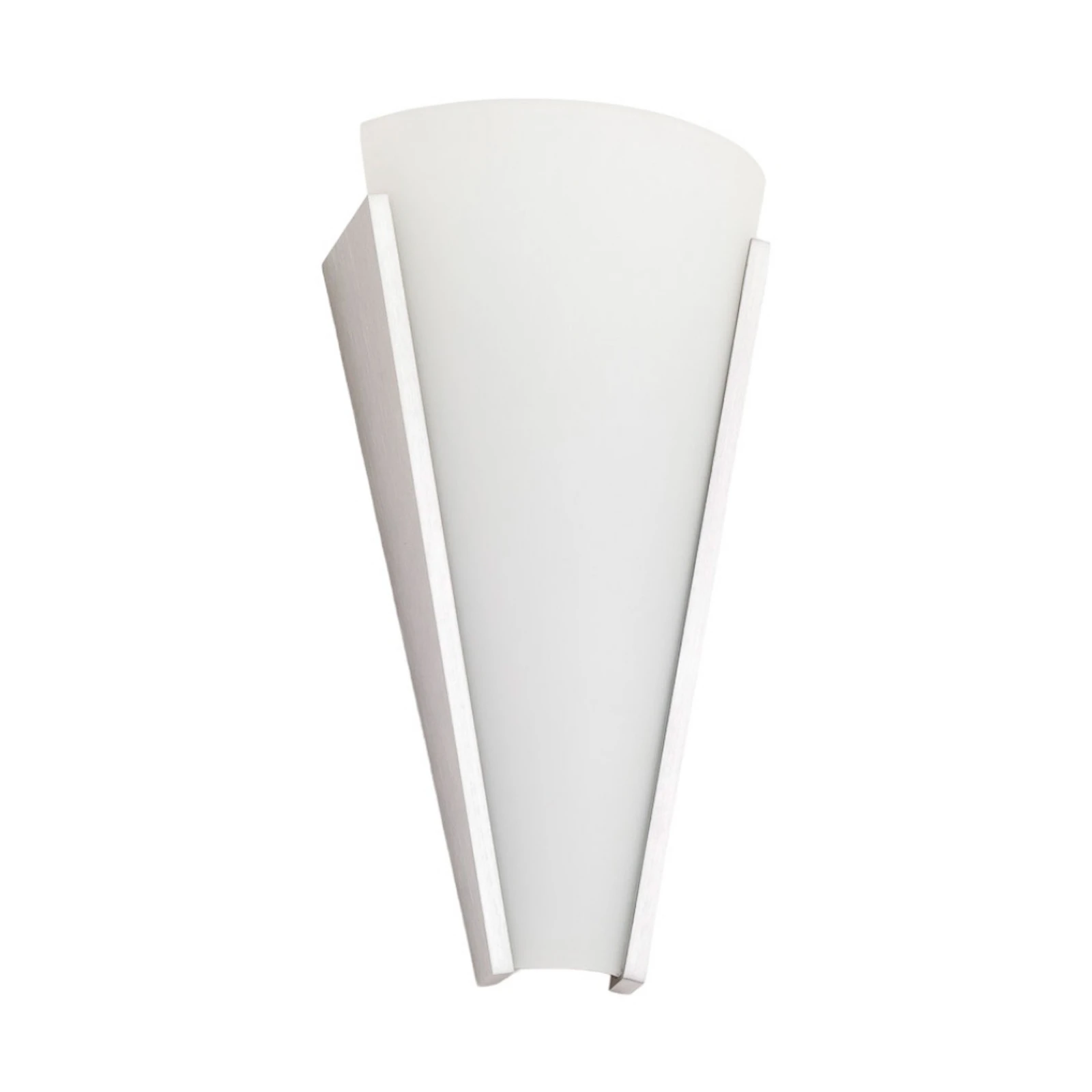 Lindby, applique murale Magnus, blanc, verre, hauteur 31 cm, E14
