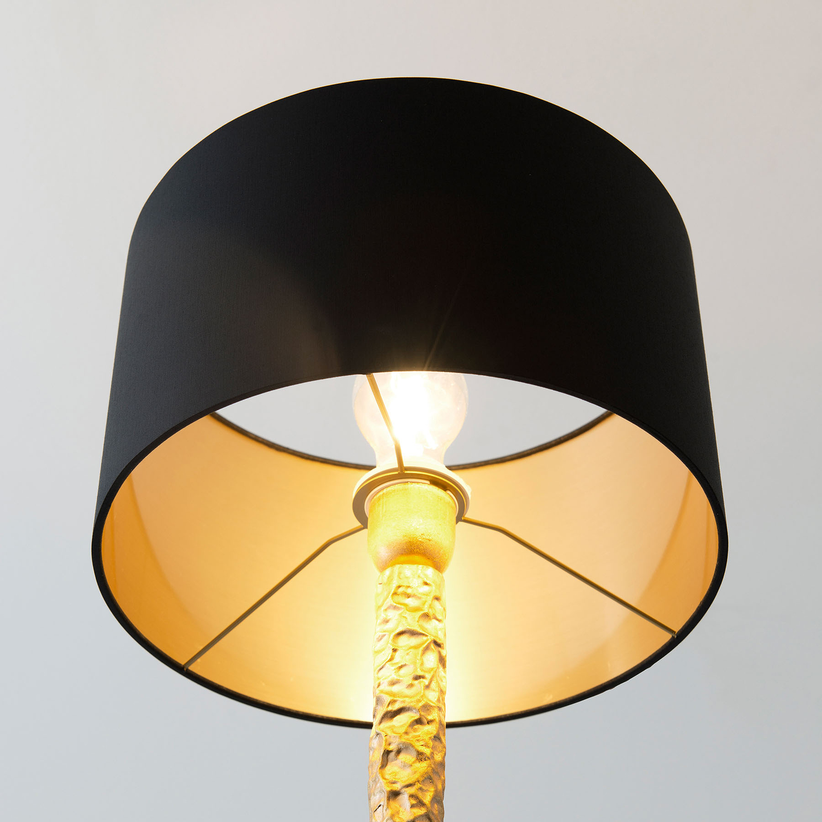 Cancelliere Rotonda asztali lámpa fekete/arany 79 cm
