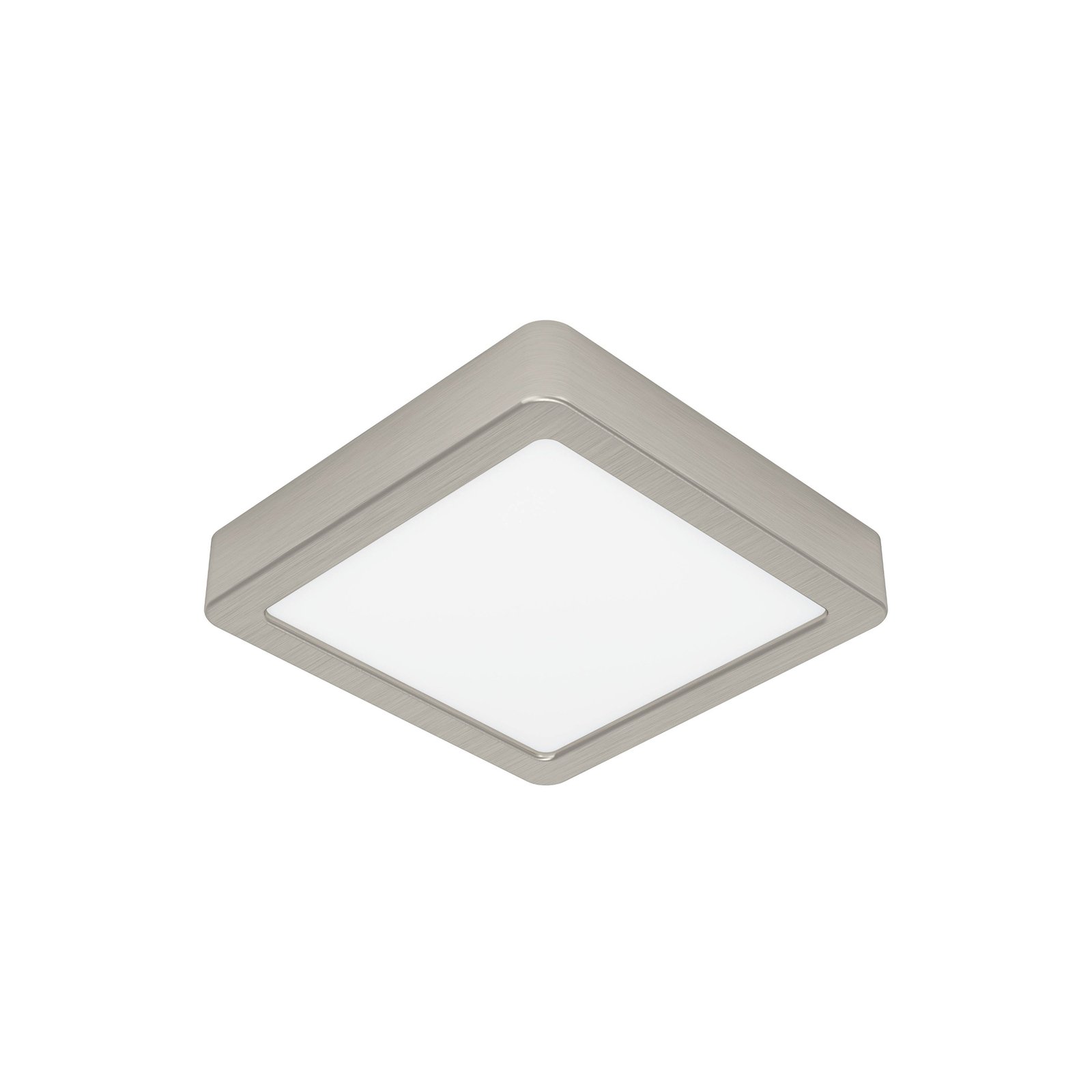 Fueva 5 IP20 830 nickel 16x16cm surface-mounted LED panel