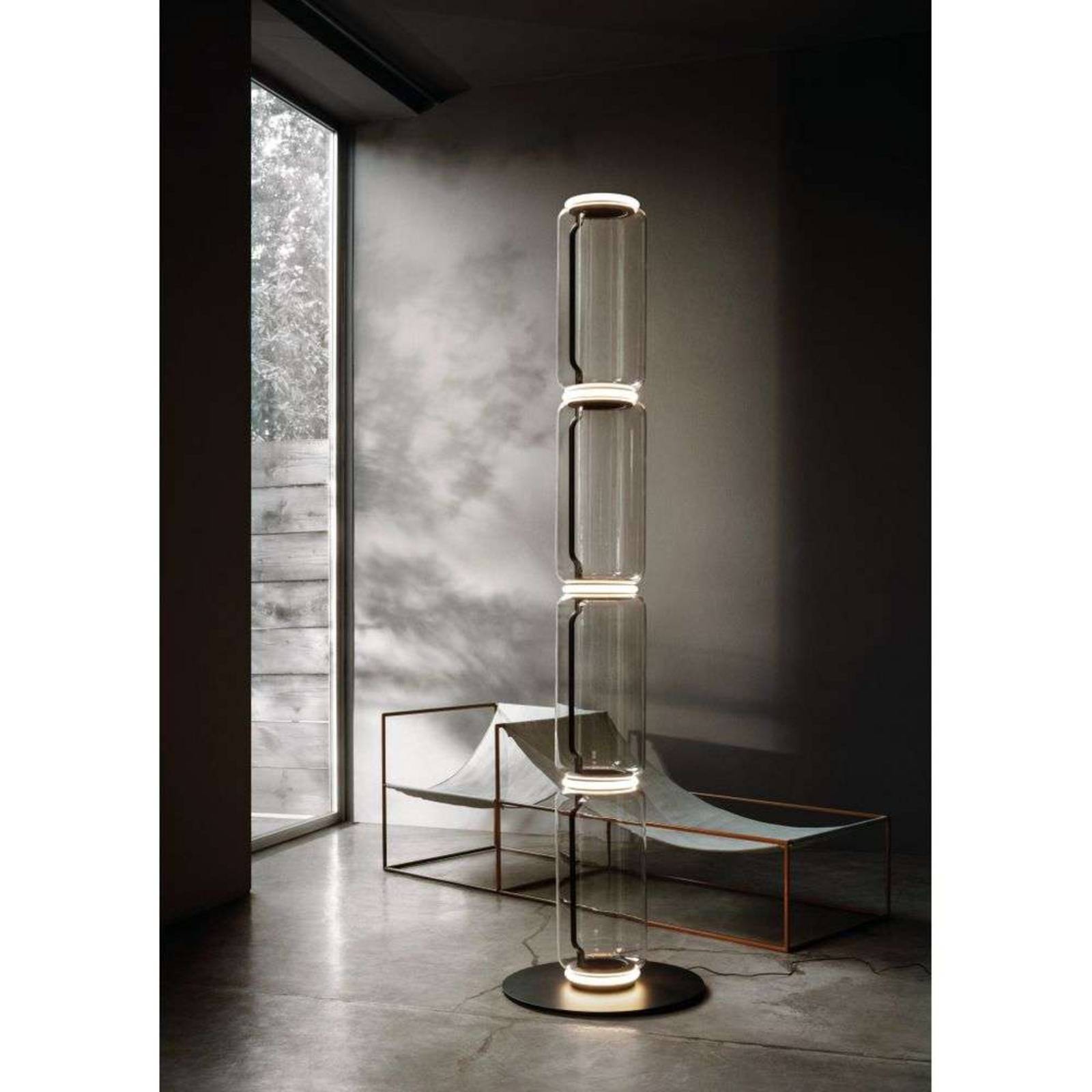Levně FLOS FLOS Noctambule 4 High Cylinders, big base