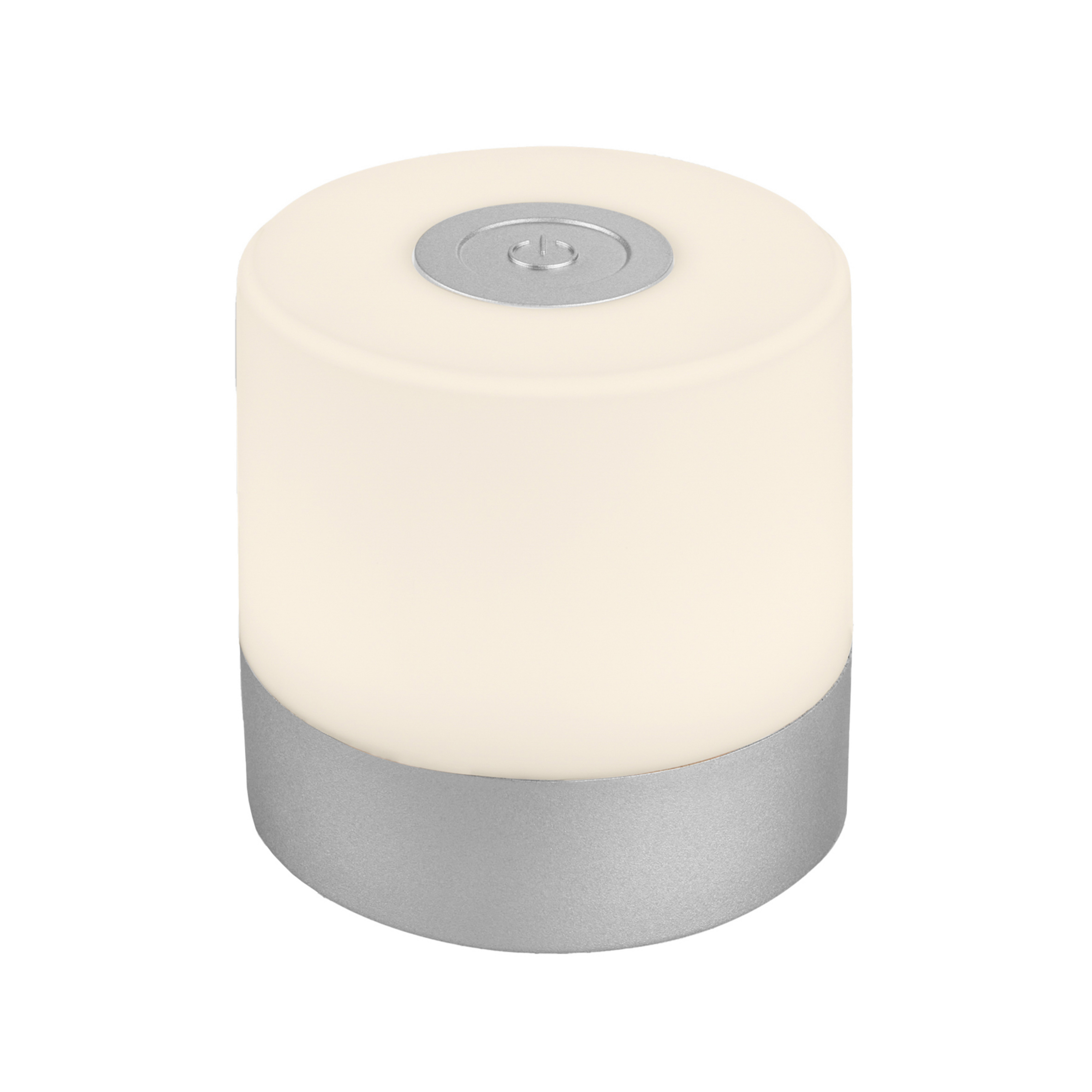 Επαναφορτιζόμενος επιτραπέζιος λαμπτήρας LED Smal, χρώμιο, 2.700K,