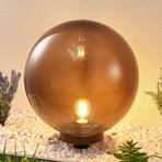 Lindby Samini candeeiro decorativo com bola, Ø 40 cm