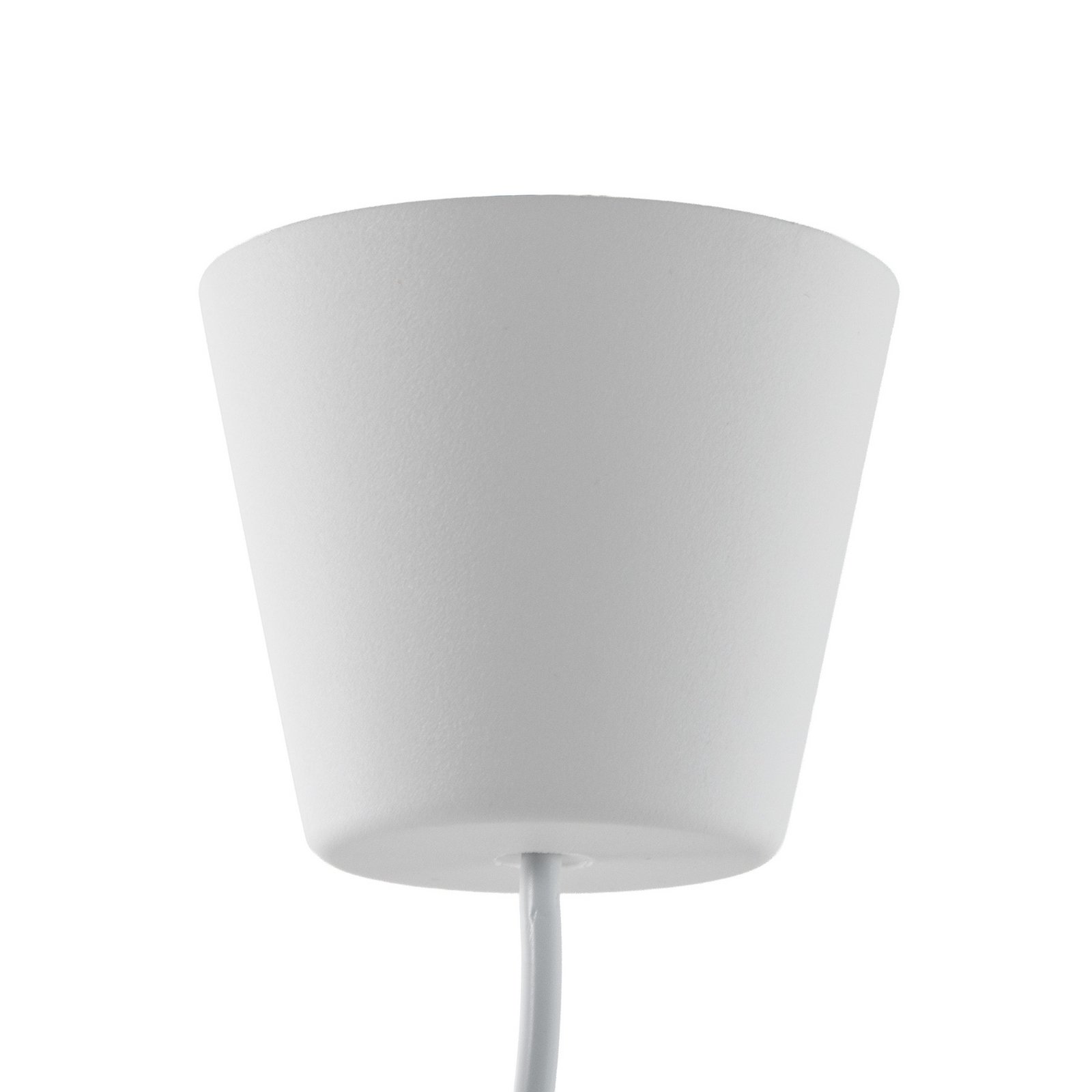 Hängeleuchte Mila, Ø 35 cm, weiß, Stoff, Einhörner, E27 Hängeleuchte Mila, Ø 35 cm, weiß, Stoff, Einhörner, E27