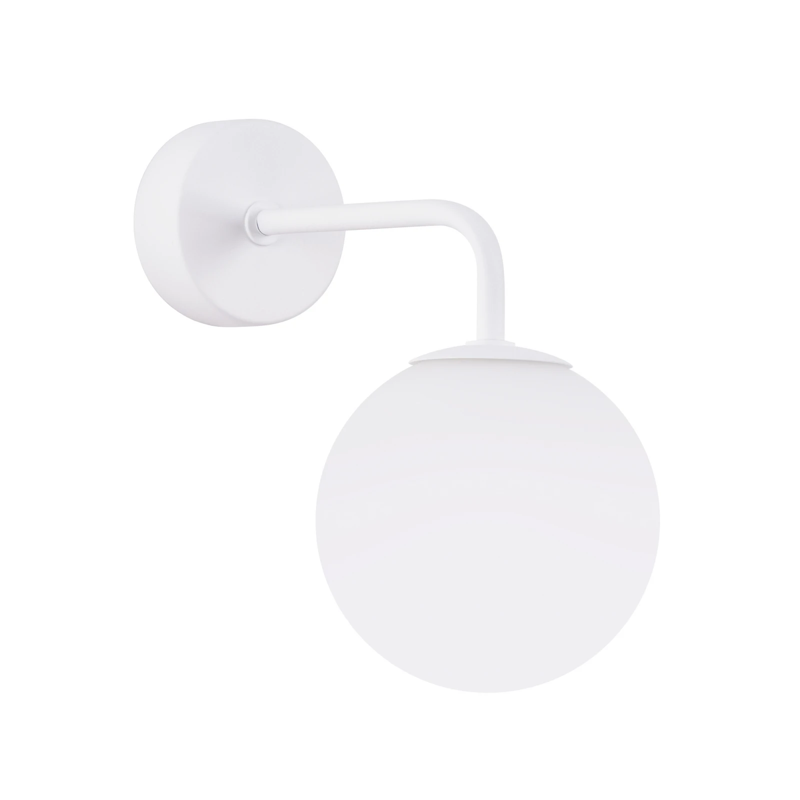 Nástěnné svítidlo Astral, bílé, projekce 22 cm, ocel/sklo