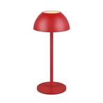 Ricardo LED tafellamp, rood, hoogte 30 cm, kunststof