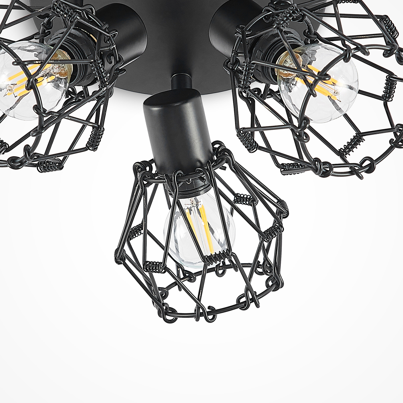 Lindby Helani plafondlamp, 3-lamps