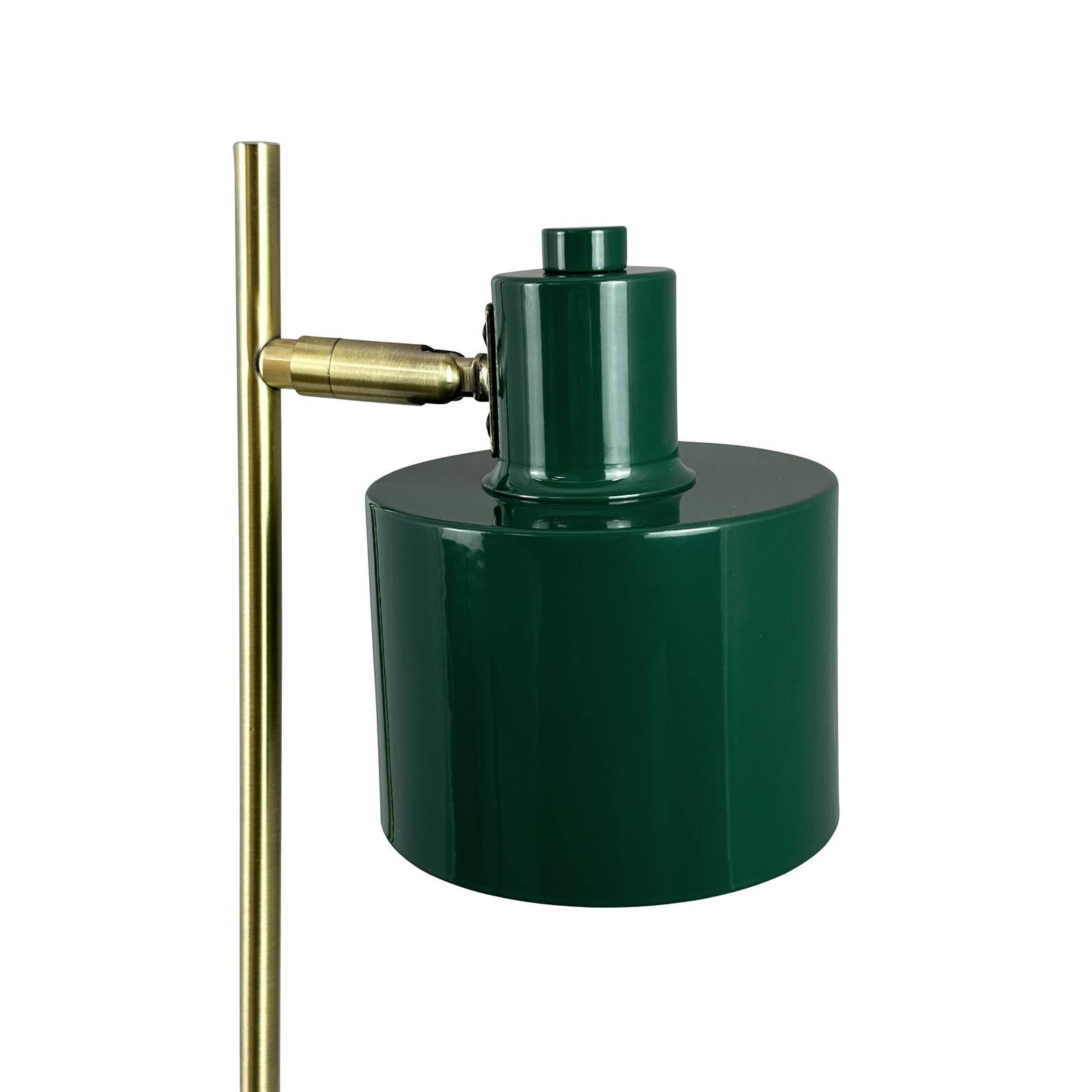 Dyberg Larsen Lampa stołowa Ocean, ciemnozielona, wysokość 43 cm