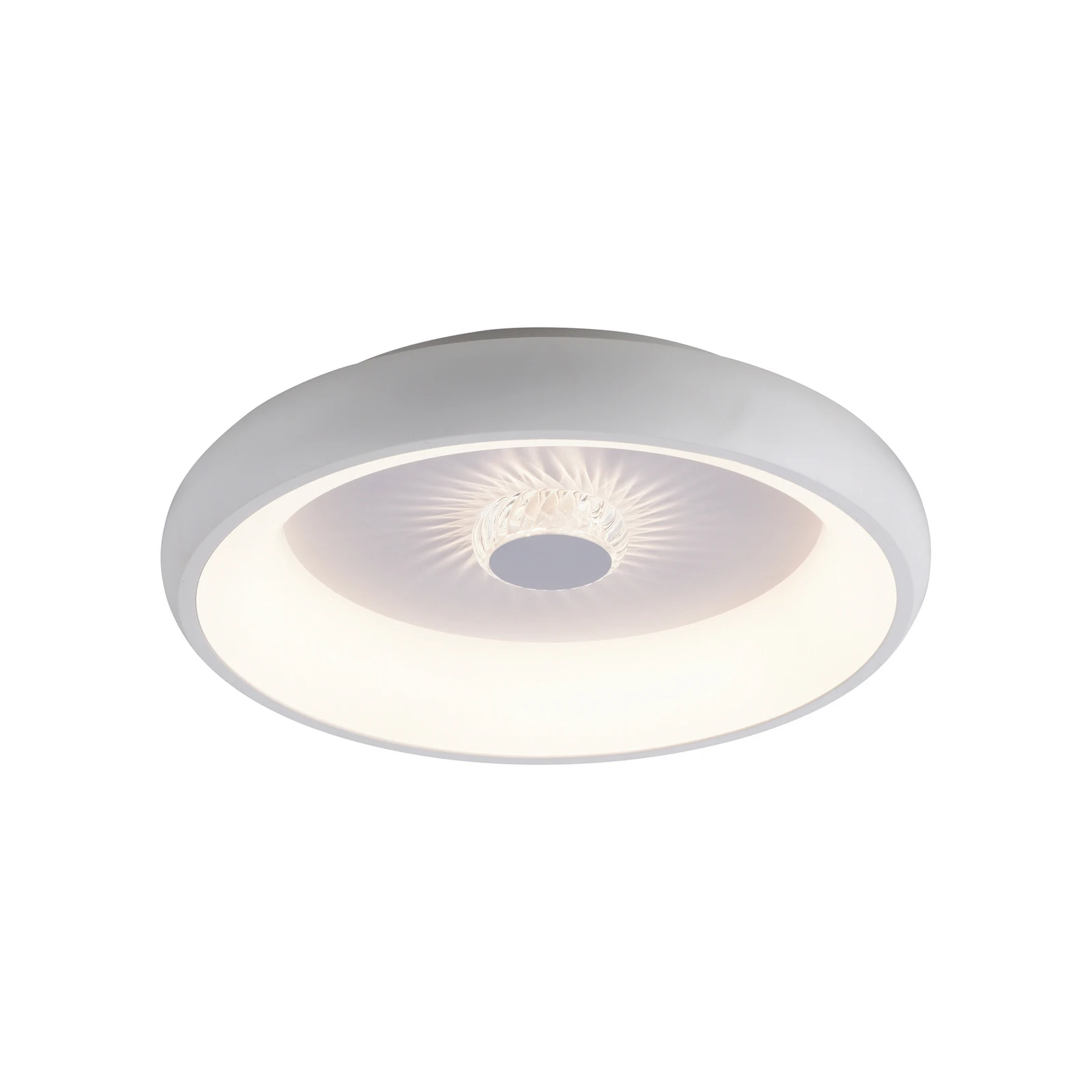Plafoniera Vertigo LED, CCT, Ø 46,5 cm, bianco