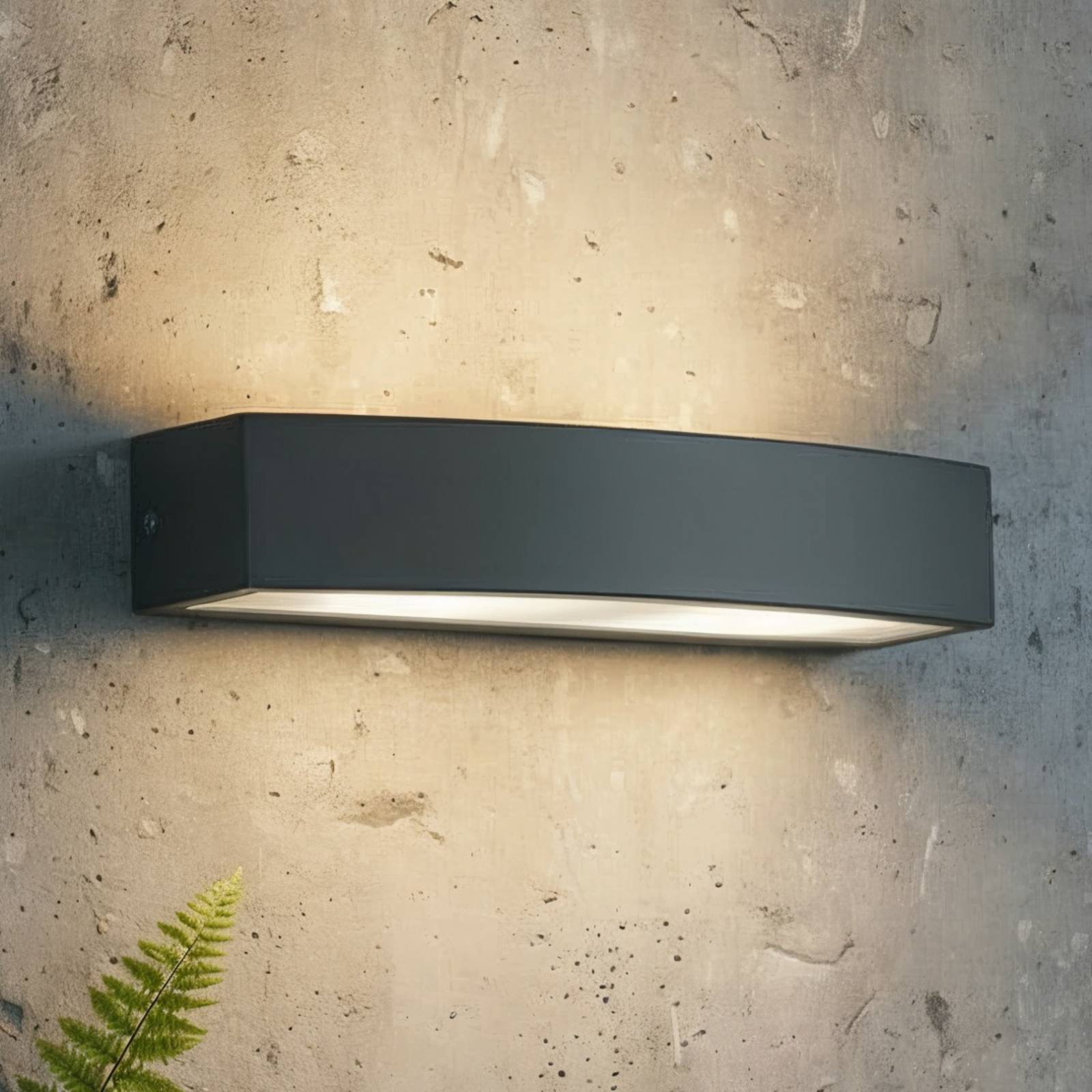 Ideallux Applique d'extérieur Ideal Lux Andromeda, noir, largeur 45 cm