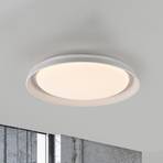 JUST LIGHT. Sati LED ceiling light, plastic, white