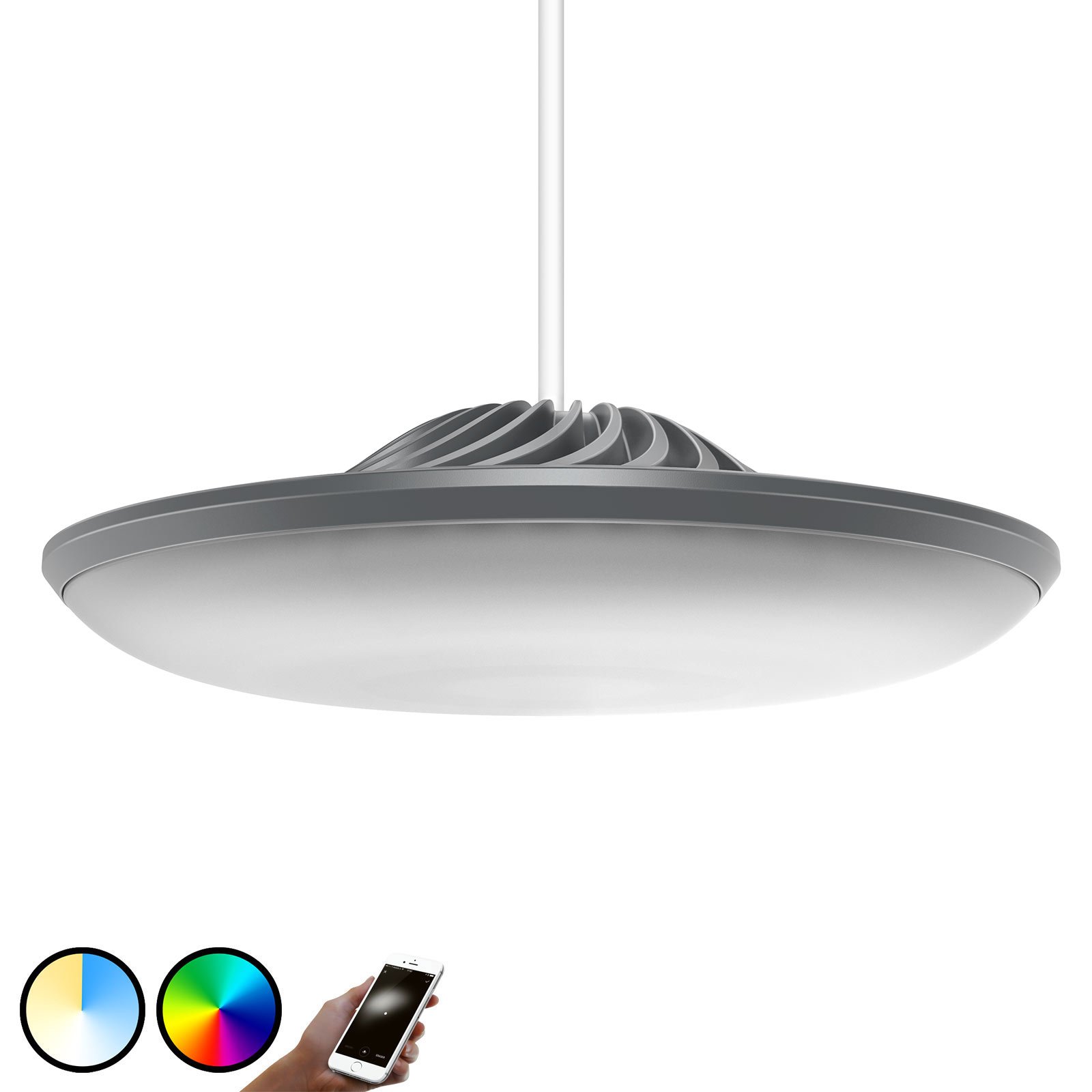 Luke Roberts Model F LED hanglamp in grijs