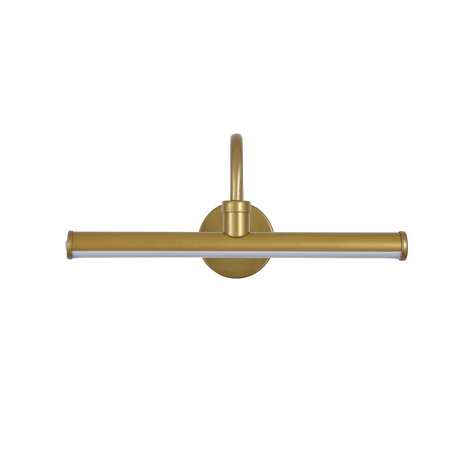 LED-akutoitega seinavalgusti Vigo, kuldne, laius 30 cm, metall