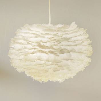 Suspension en plumes d’oie Eos medium, blanc