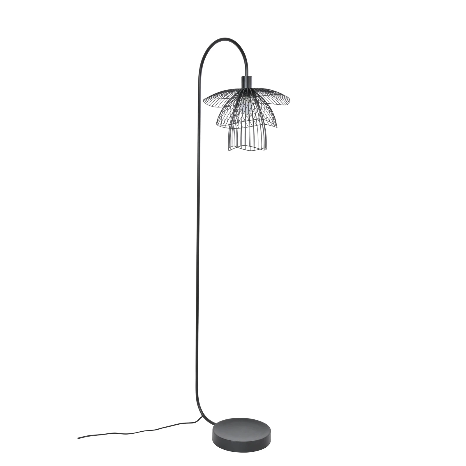 Forestier Papillon XS podna lampa, crna