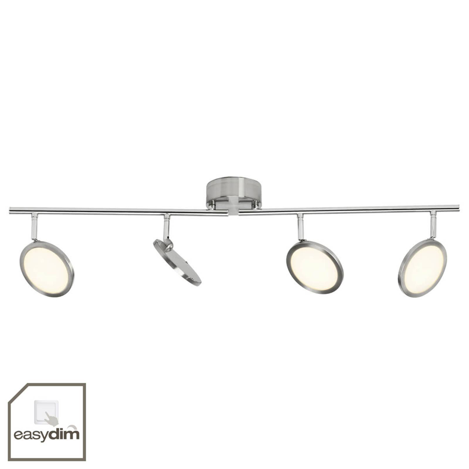 Фото - Точковий світильник Brilliant Lampa sufitowa LED Pluto, 4 ramienna, ściemniana 