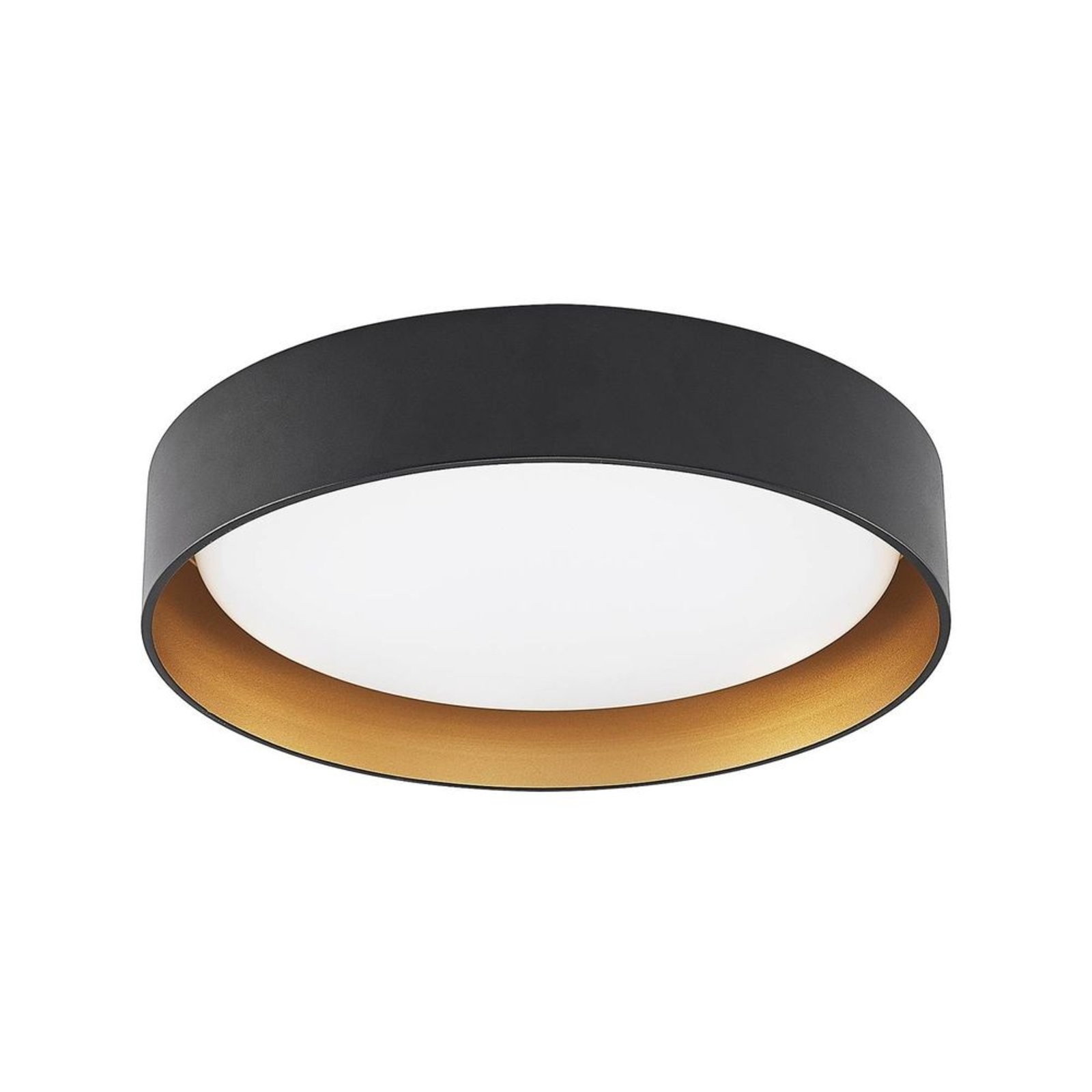 Gracjan Ceiling Lamp Black/Gold - Lindby