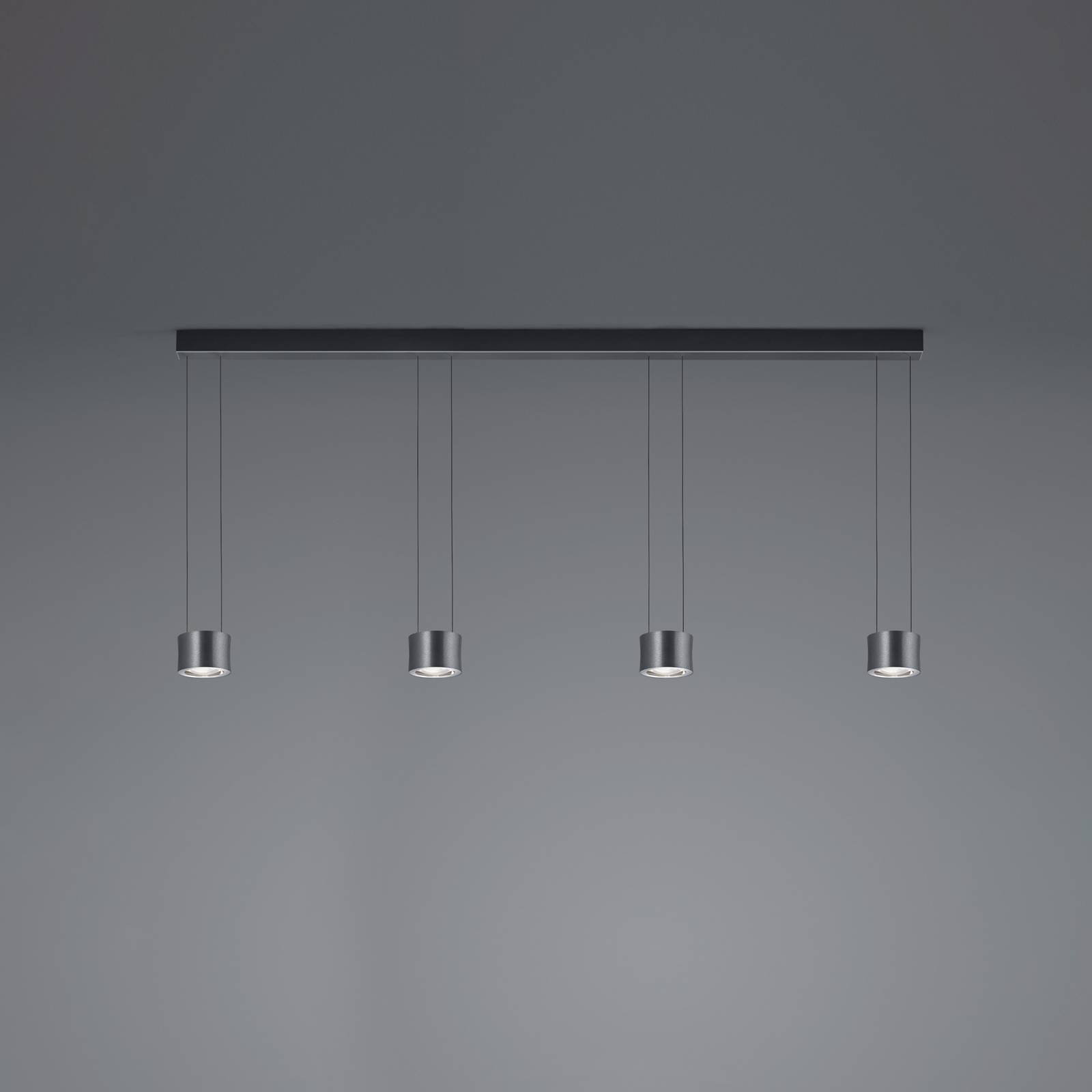 Bankamp impulse flex led függő lámpa 4 izzó fekete