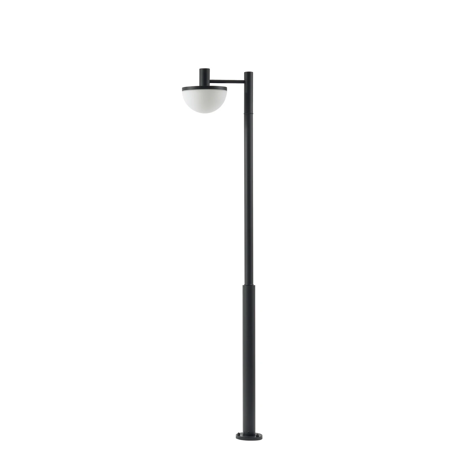 Luminaire d'extérieur LED Lucande Toras, noir, à 1 lampe, CCT à intensité