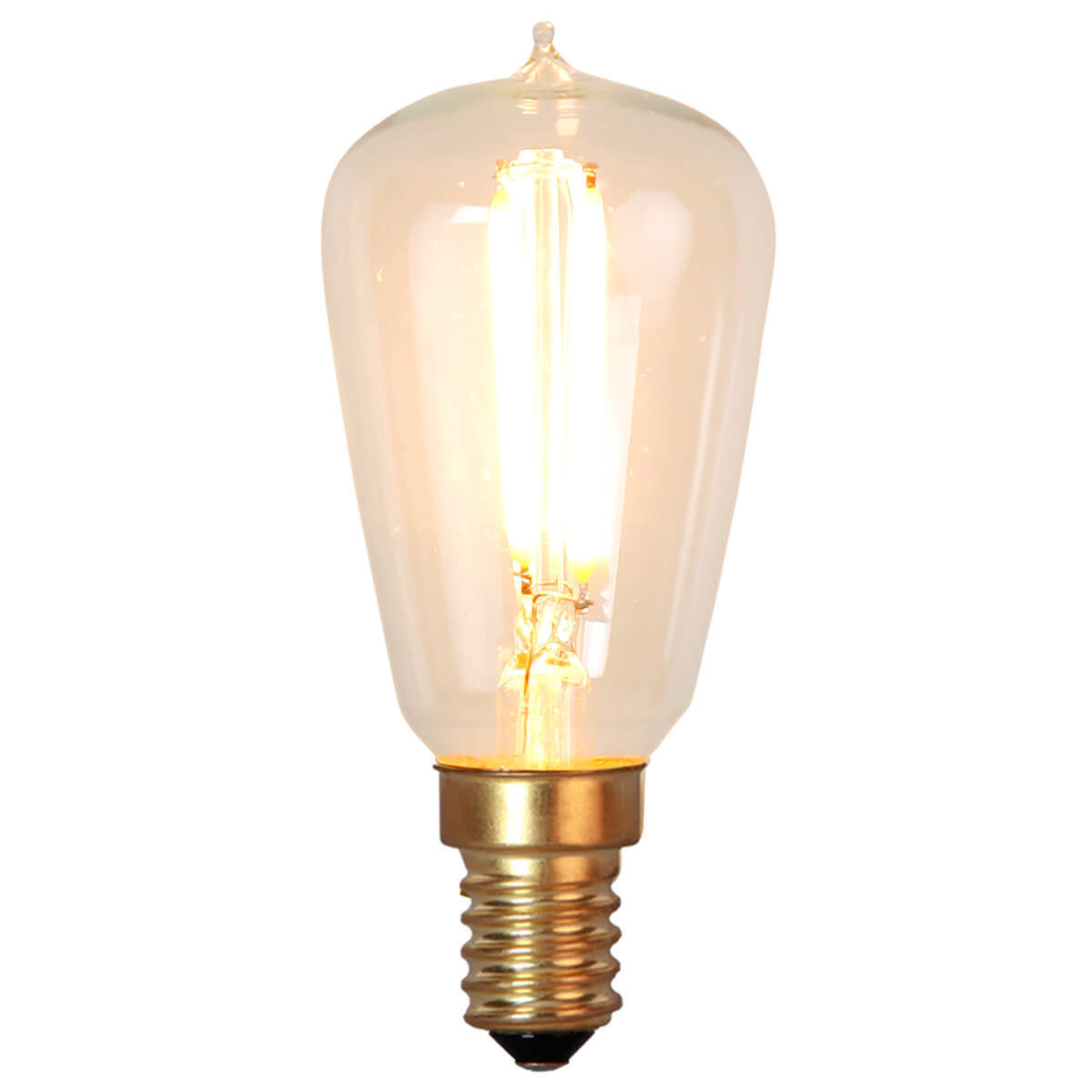 E14 1,7W 827 LED-Rustikalampe, dimmbar