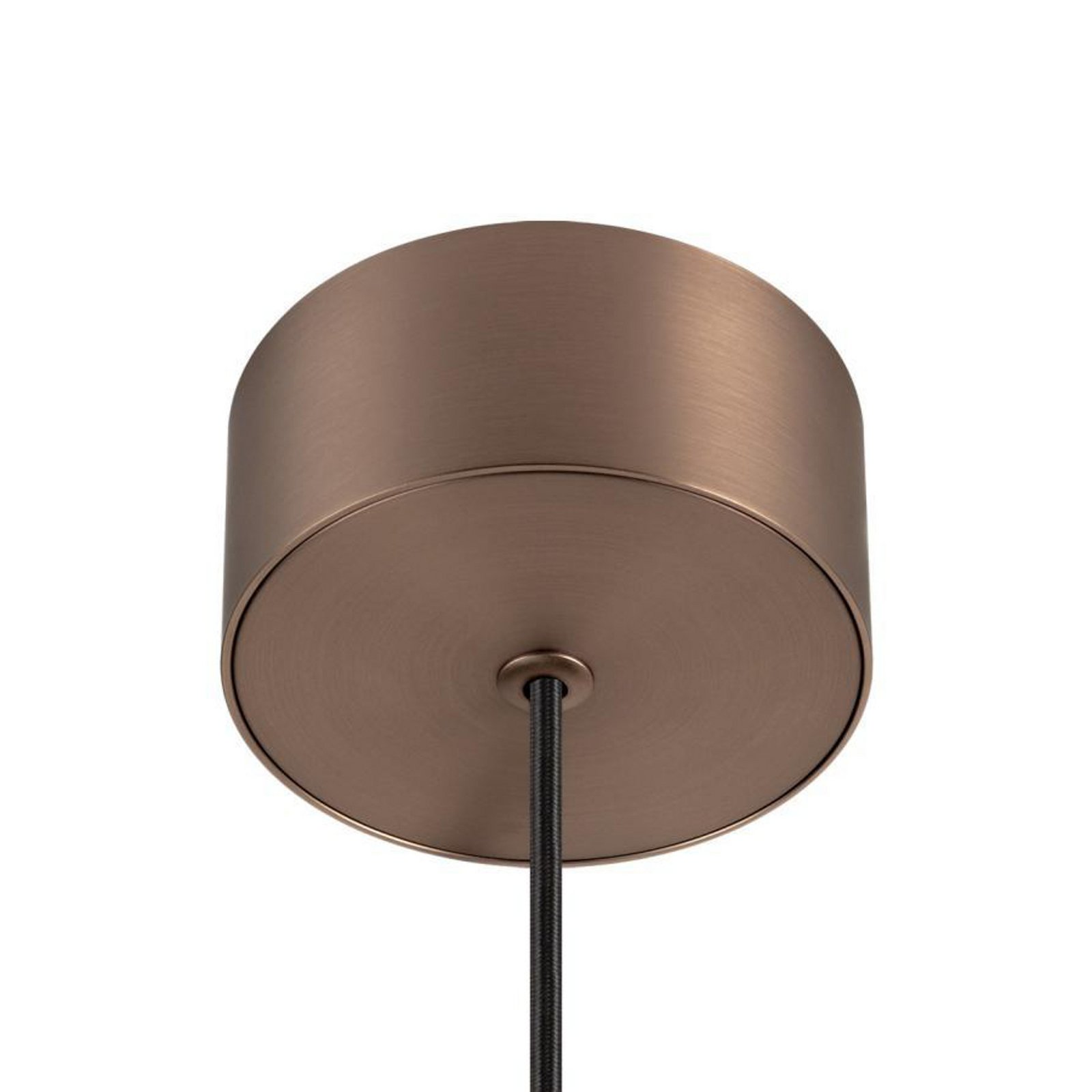 SLV LED-Pendellampe Quimera, kupferfarben, Ø 8 cm, CCT