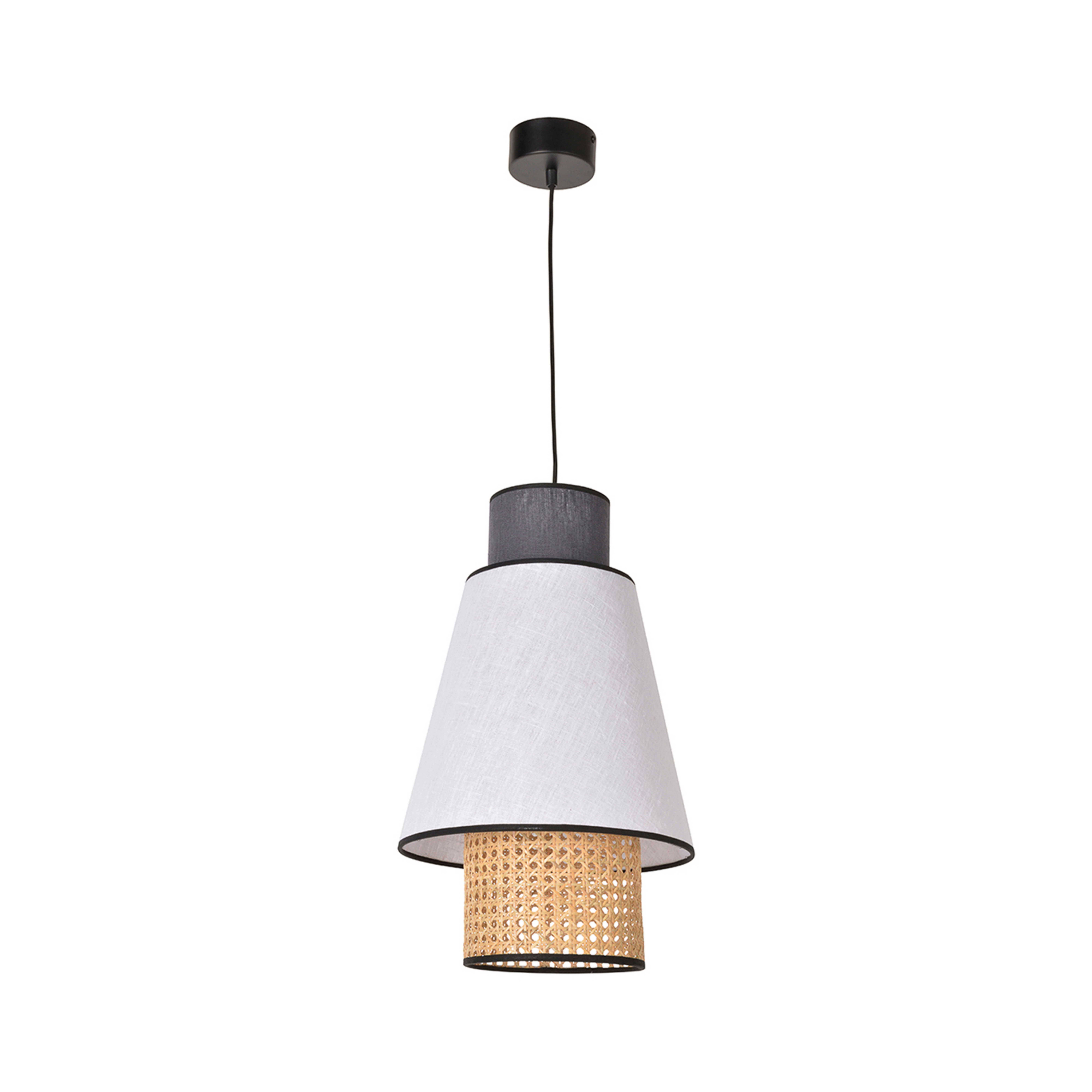 Singapour S pendant light, white/anthracite - MARKET SET