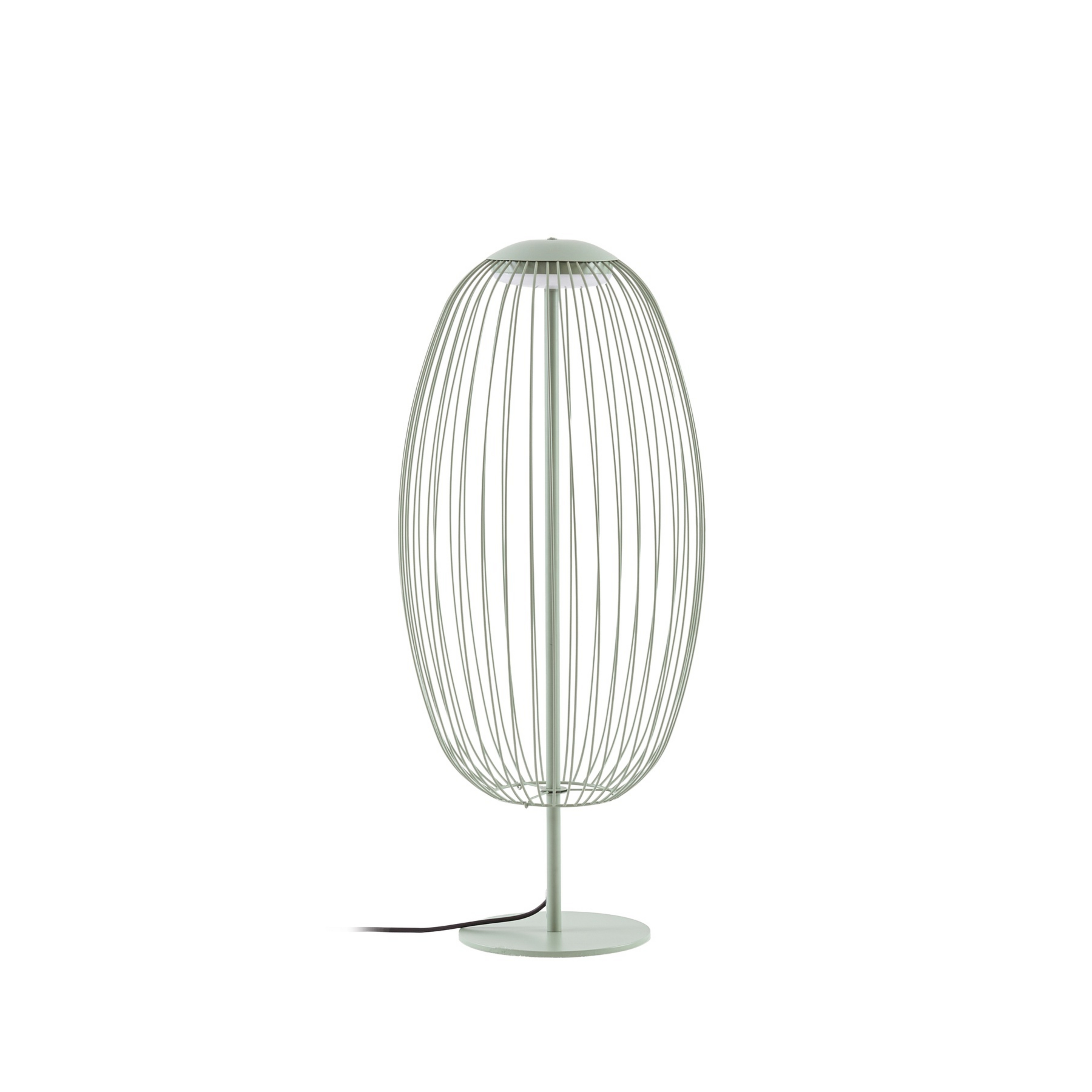 Lampada da terra da esterno a LED Richi, altezza 90 cm, verde chiaro, IP44,