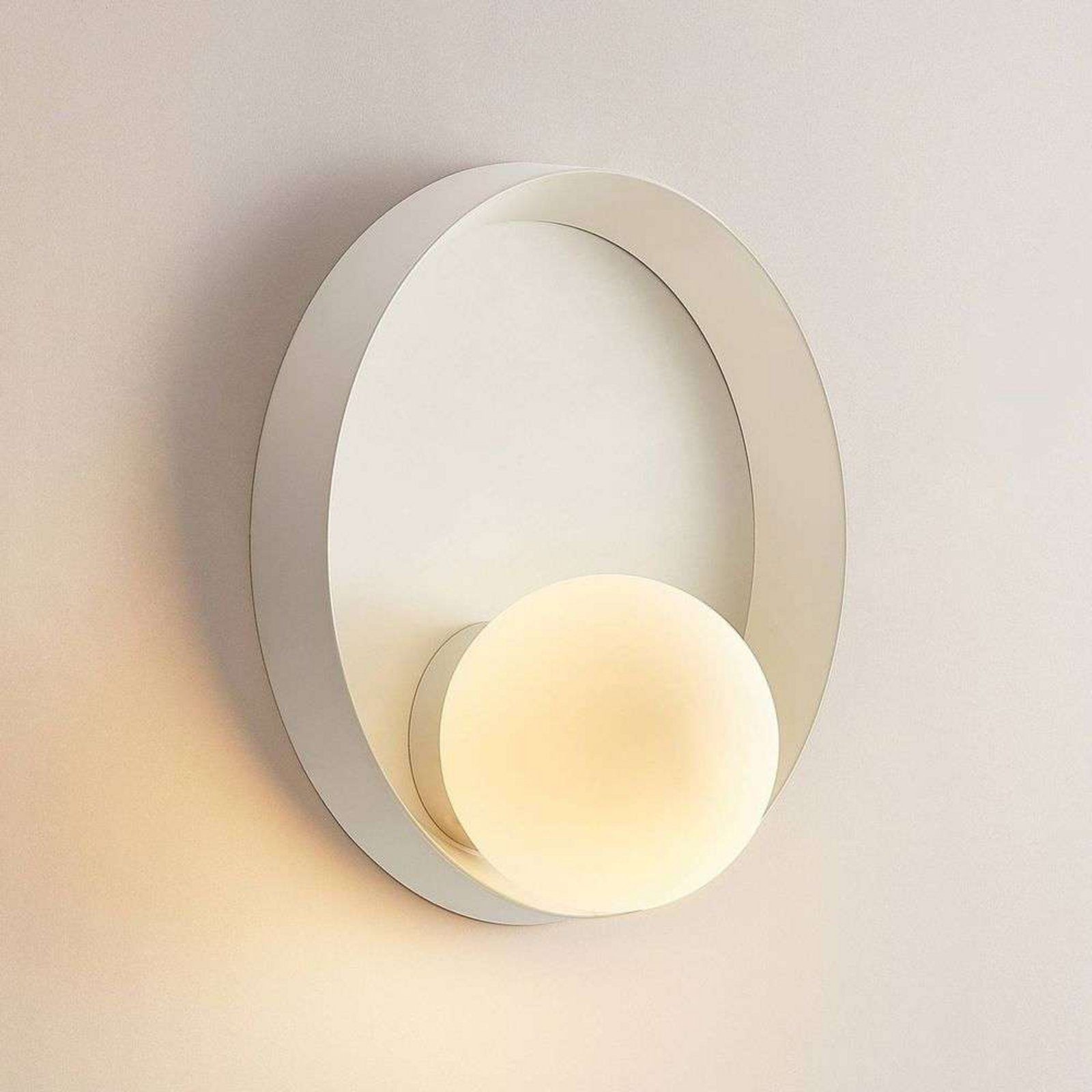 Andelina Aplique de Pared White/Opal - Lucande