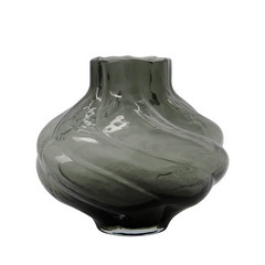 Turn Vase Geräuchert Grau - House Doctor