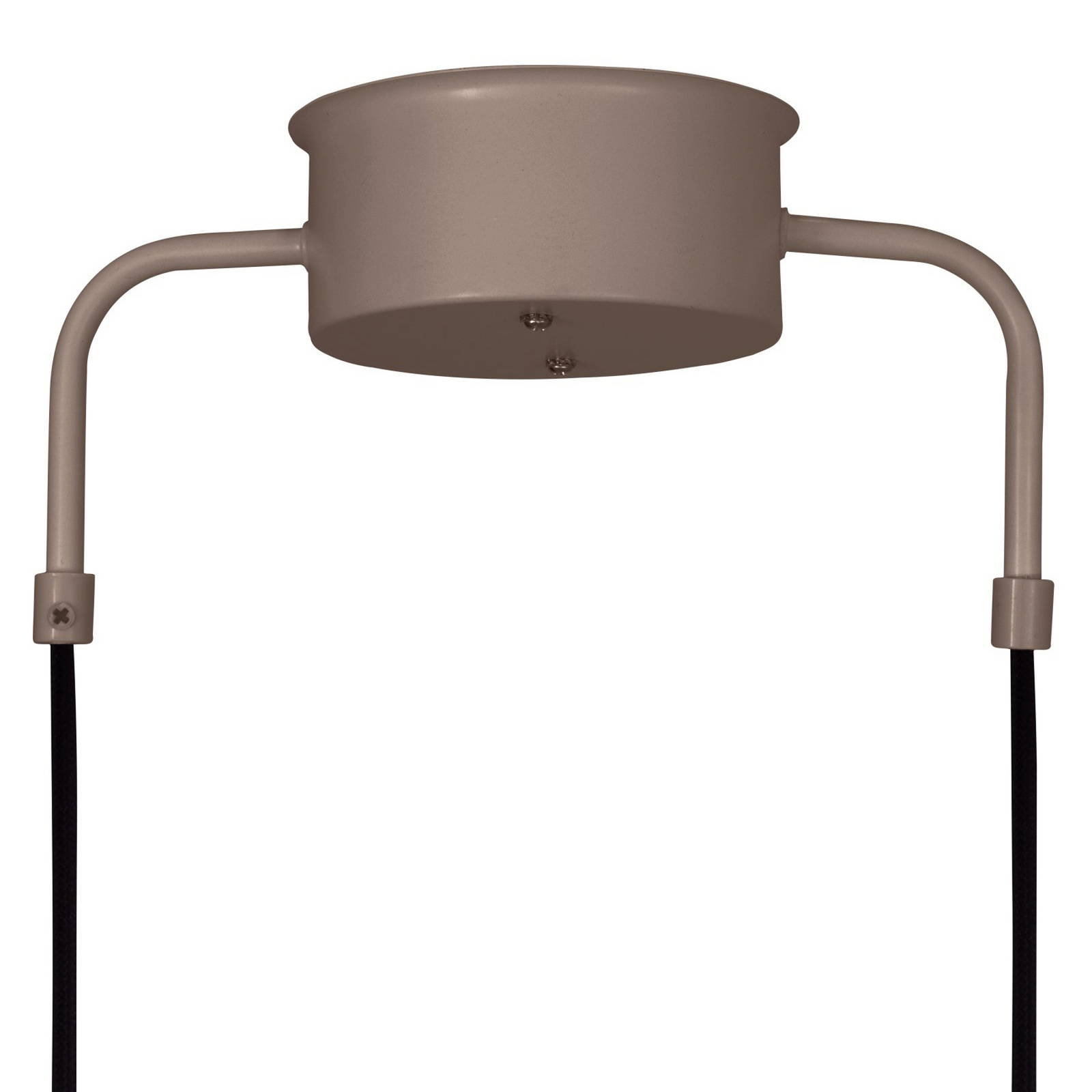 Globen Lighting Hängelampe CURVE, Länge 95 cm, braun, 3-flg.