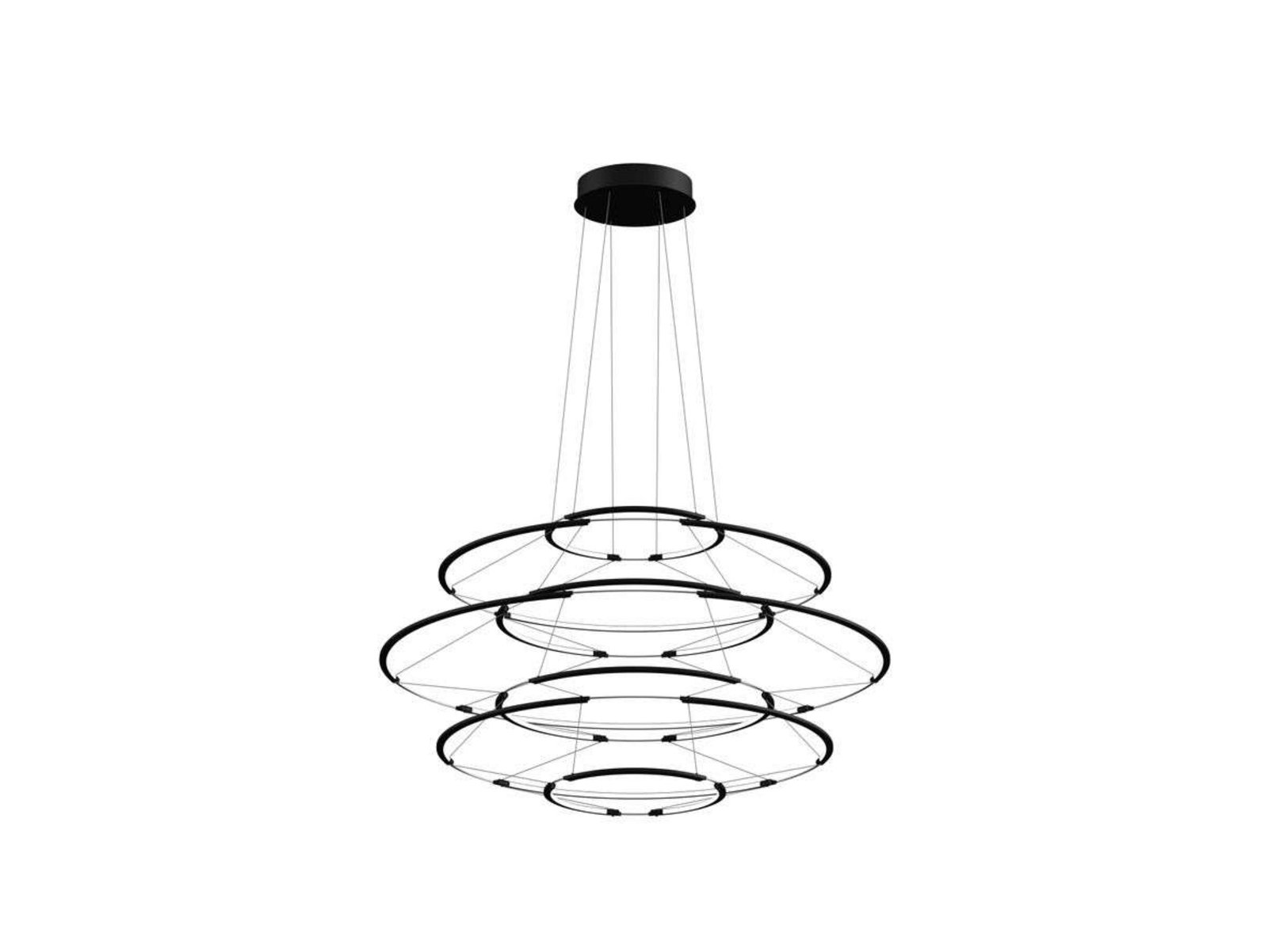 Drop 7 Lampada a Sospensione Matte Black - Nemo Lighting