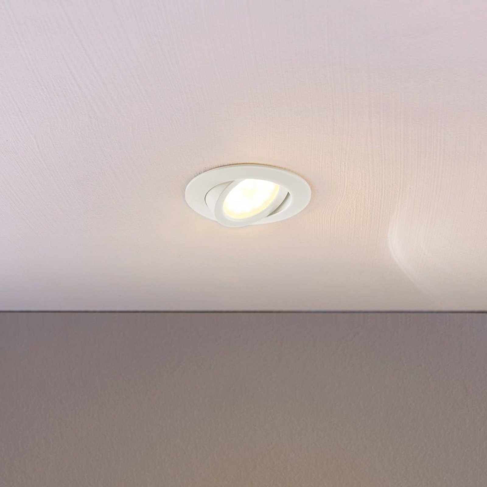 Andrej Round LED Einbauspots Cream - Lindby