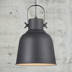 Adrian pendant light in black, Ø 25 cm