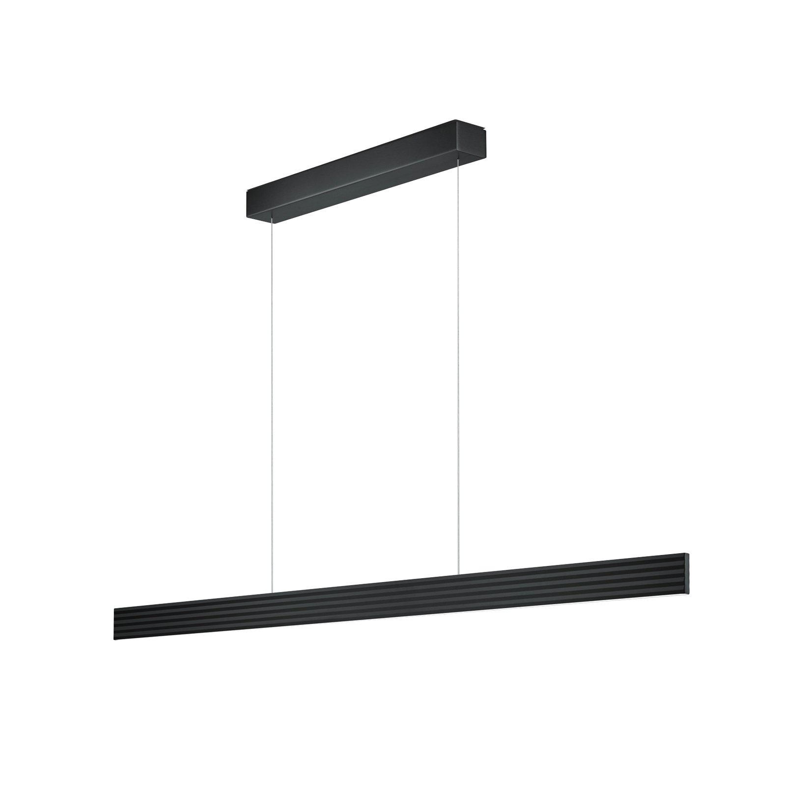 LED-hänglampa Fara, upp/ner längd 152cm svart