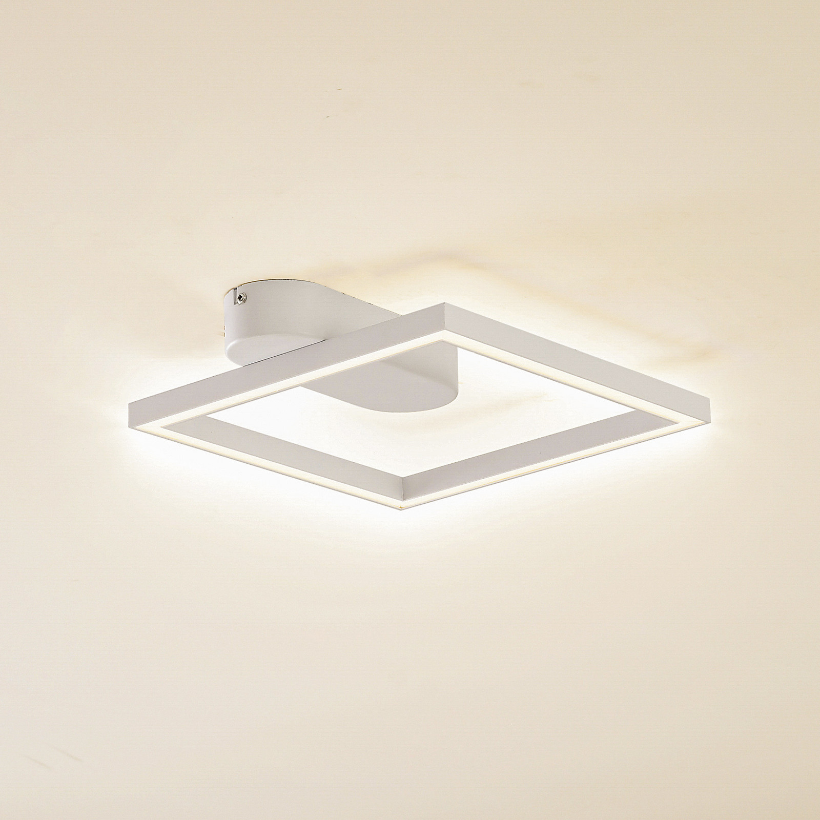 Plafonieră cu LED Lindby Yulla alb - Camera de zi / sufragerie - modern - Aluminiu