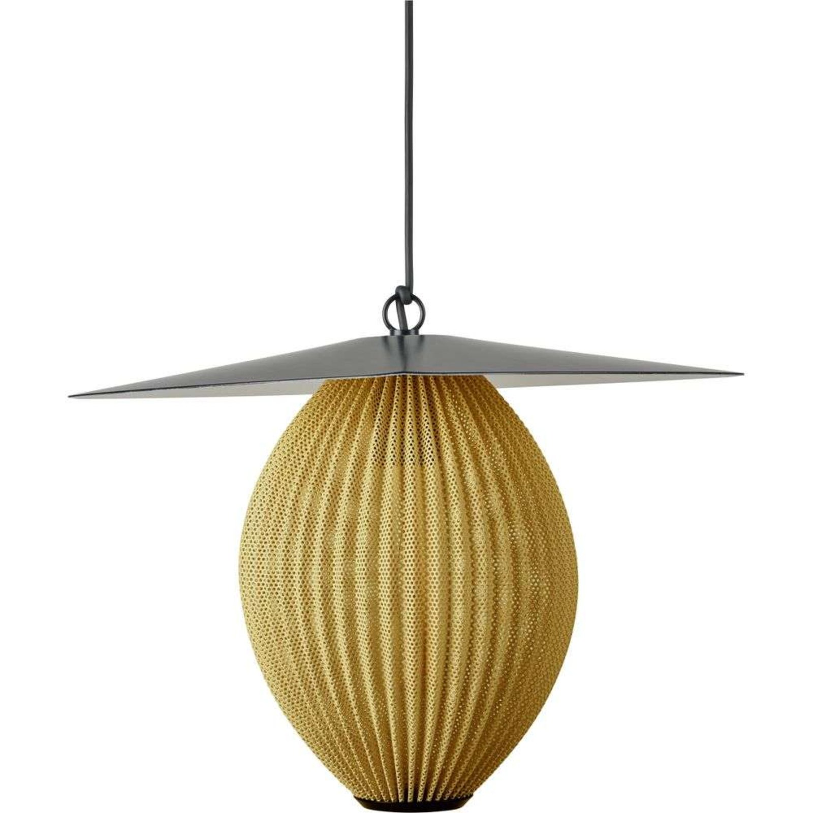 Satellite Lustră Pendul de Exterior Ø27 MuSteled Gold/Black - GUBI