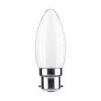 Paulmann sviečková LED B22d 4,7 W 2 700 K opálová