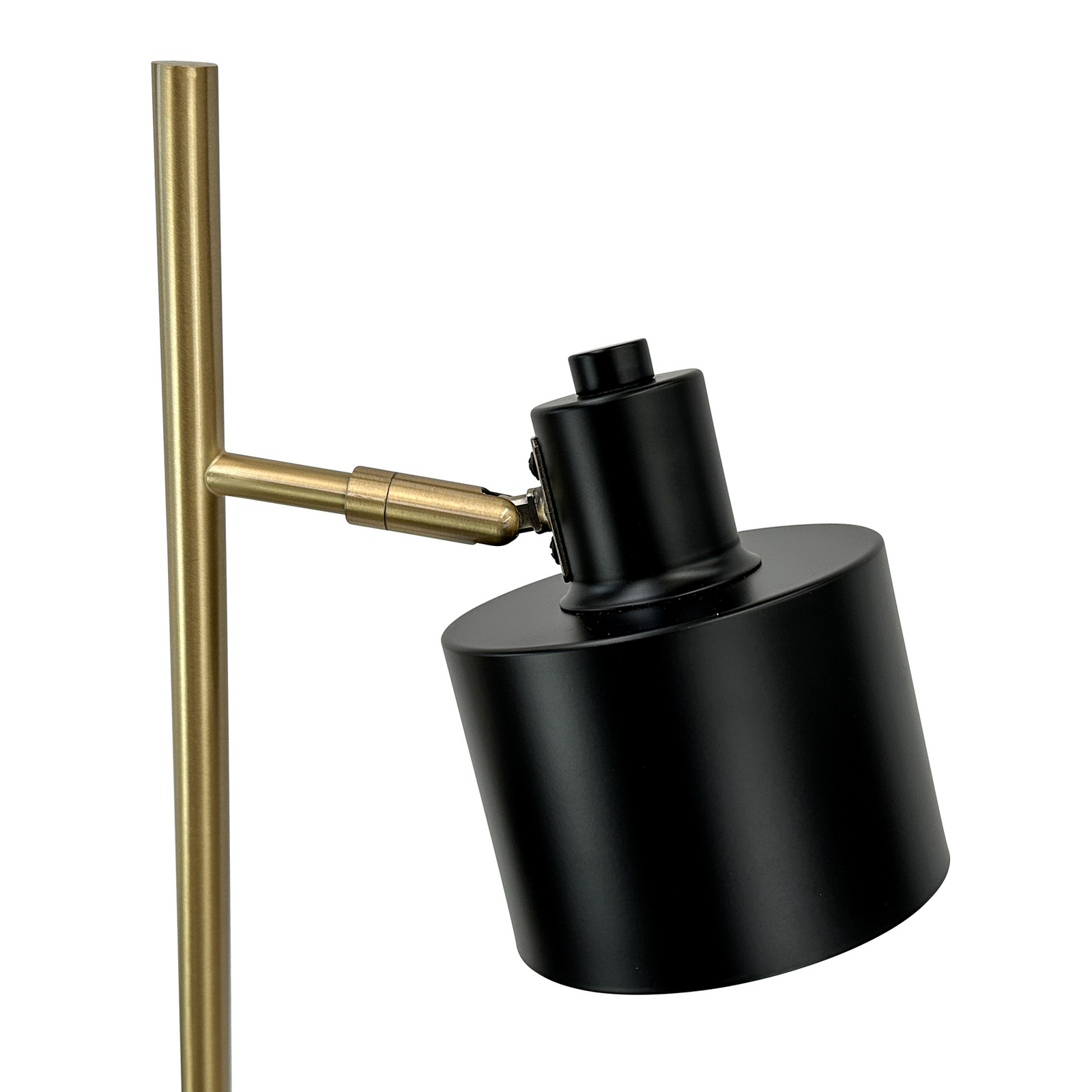 Ocean golvlampa, svart/mässing, 2 lampor - Dyberg Larsen