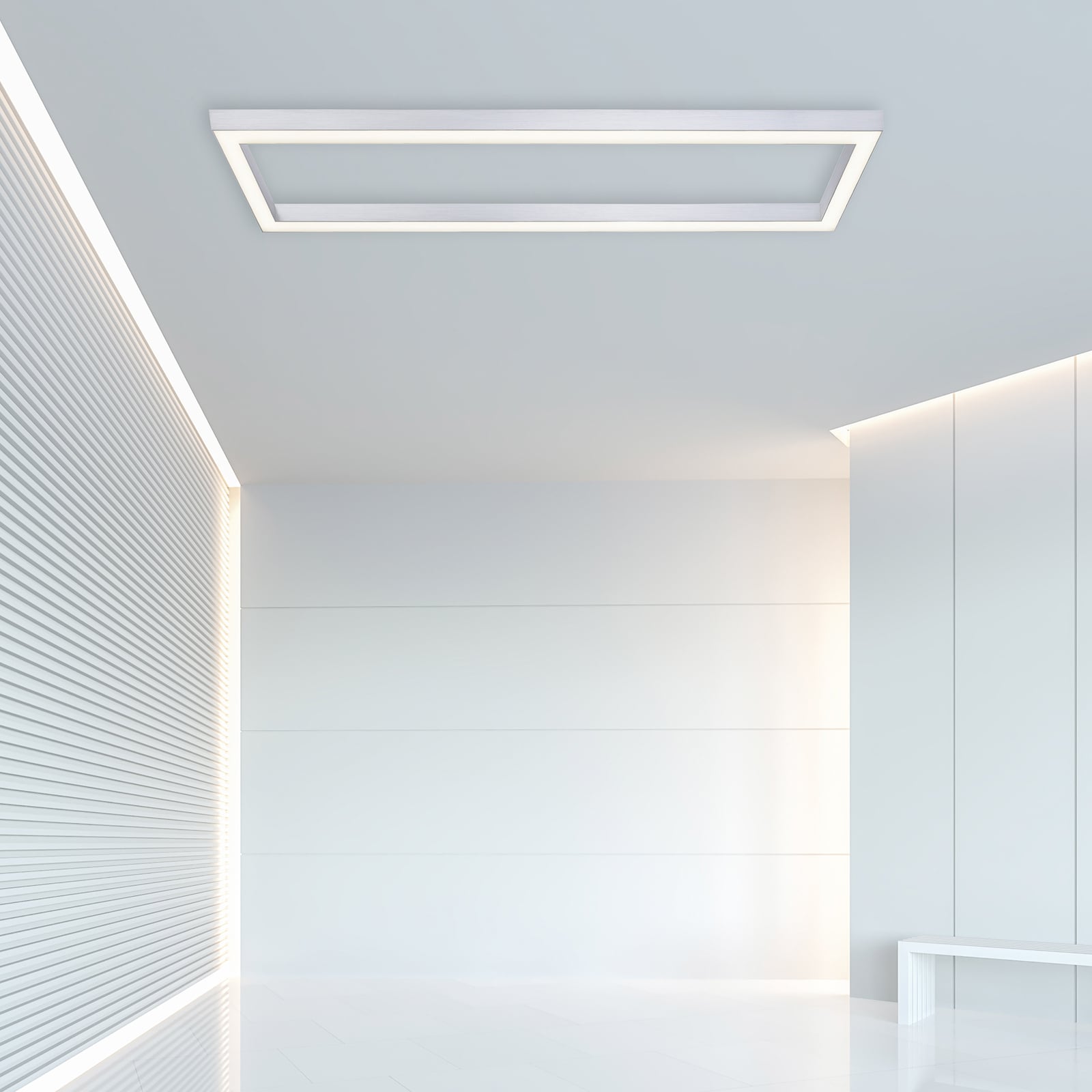 Lines Square LED-Deckenlampe, diamond, 110 cm, CCT - PURE