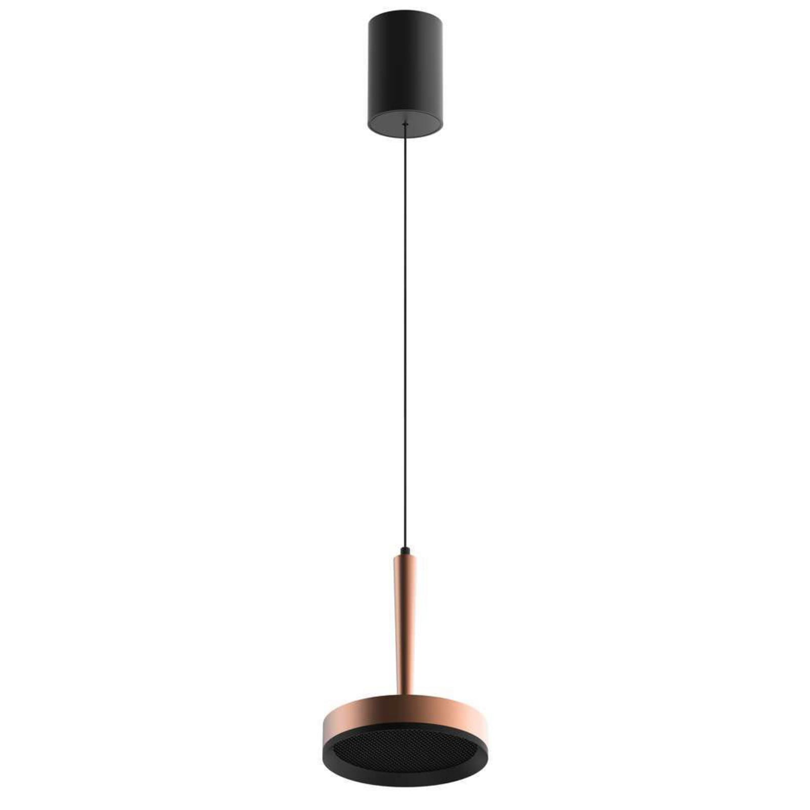 LOOM DESIGN Lampă suspendată LED Nyx P1 bronz aluminiu - Camera de zi / sufragerie - Modern