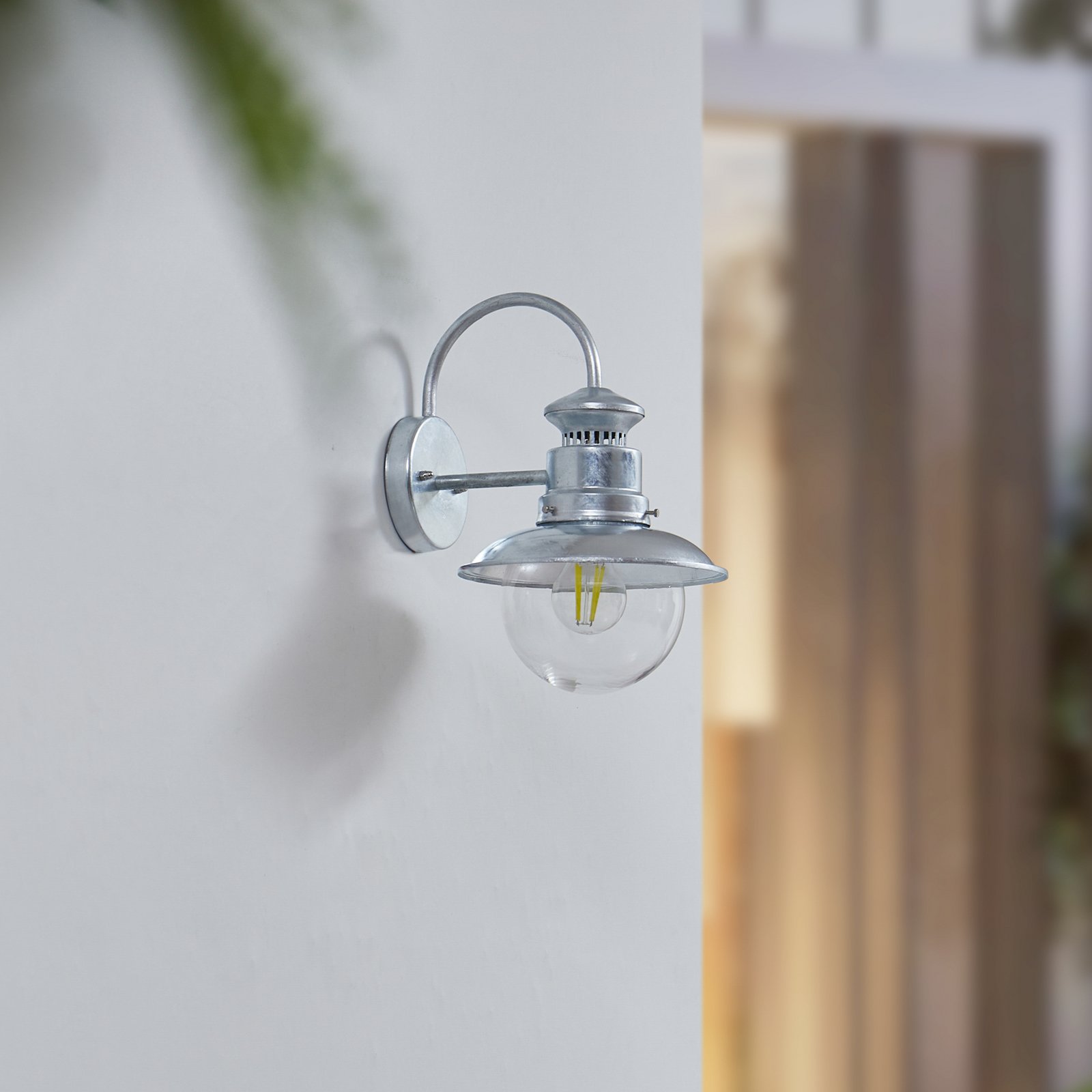 Celinor Outdoor Wall Lamp Silver - Lindby