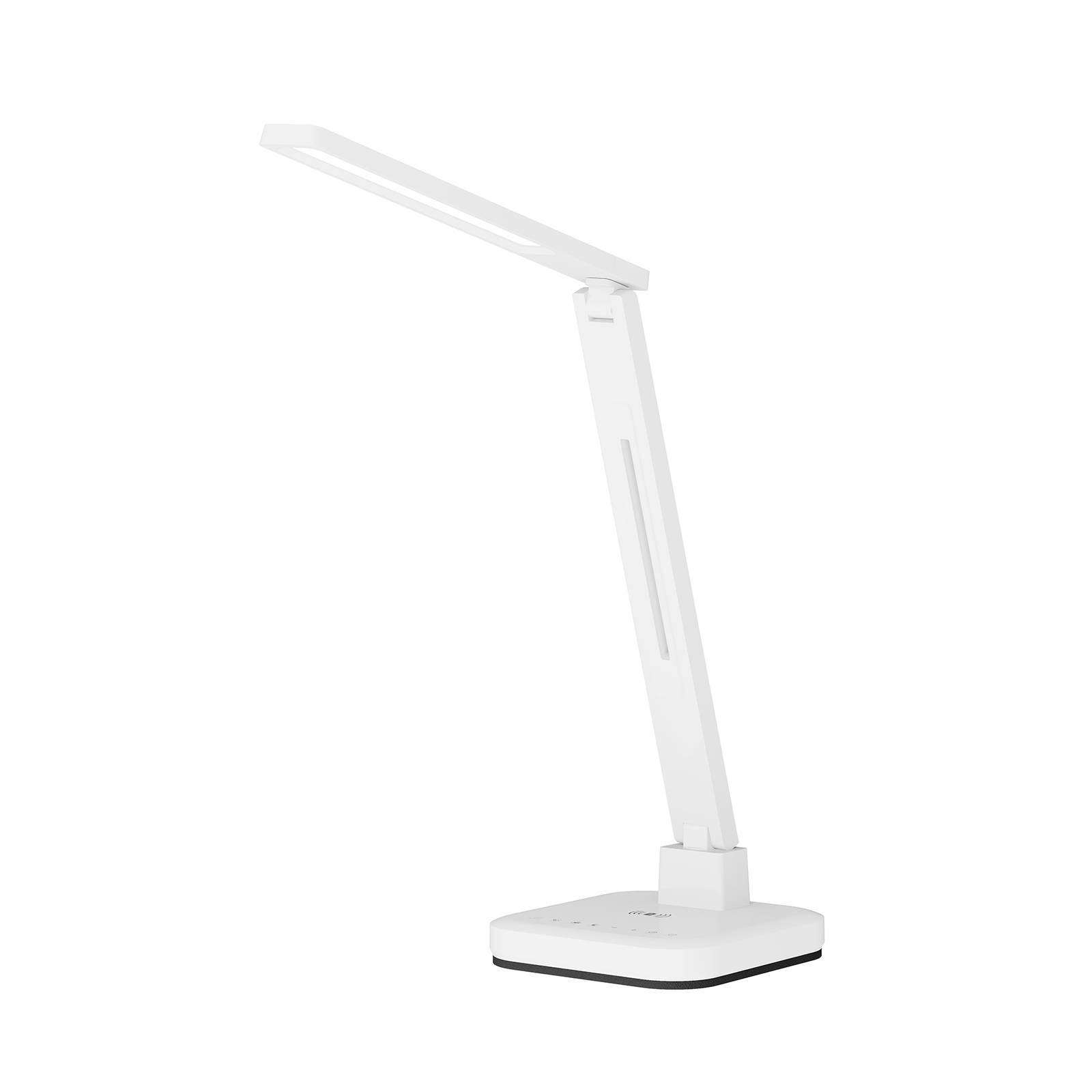 Arcchio Libia lampe table LED chargeur QI blanche