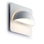 Rørhat LED Venkovní Nástěnné Světlo w/Backplate Bílá - LIGHT-POINT