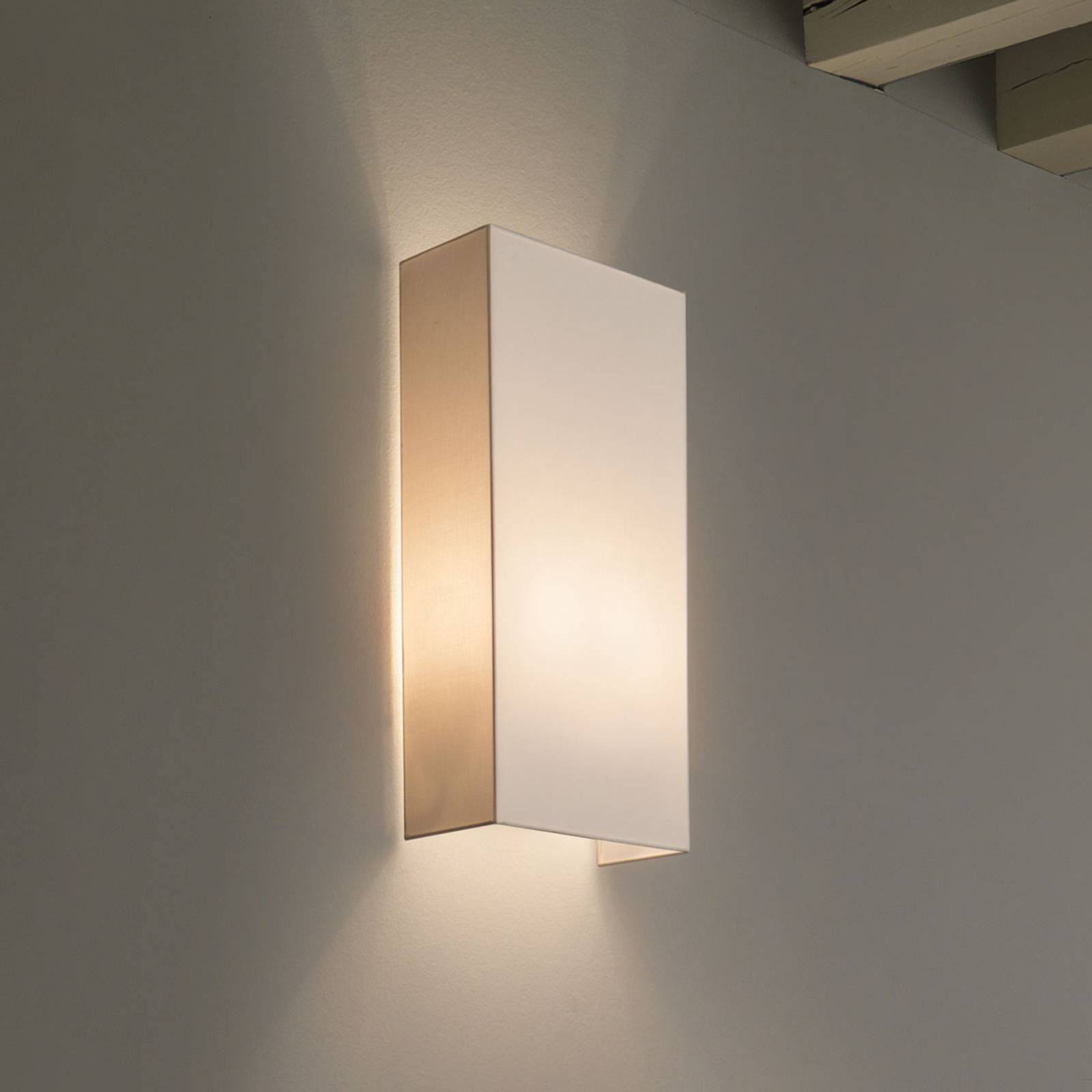 Modo Luce Rettangolo væglampe 40 cm elfenben