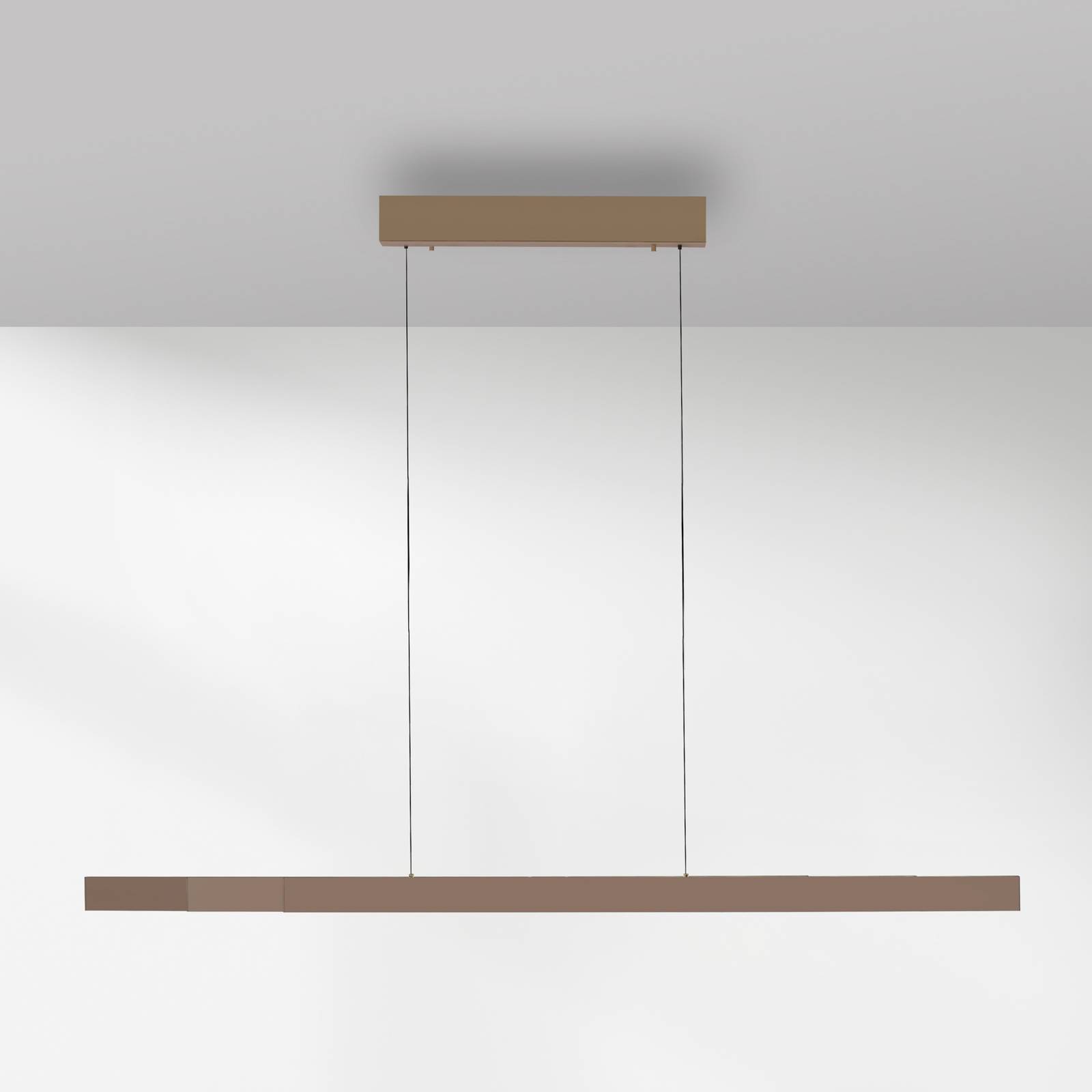 Paul Neuhaus LED-Hängelampe Adriana Square, bronze, up/down günstig online kaufen