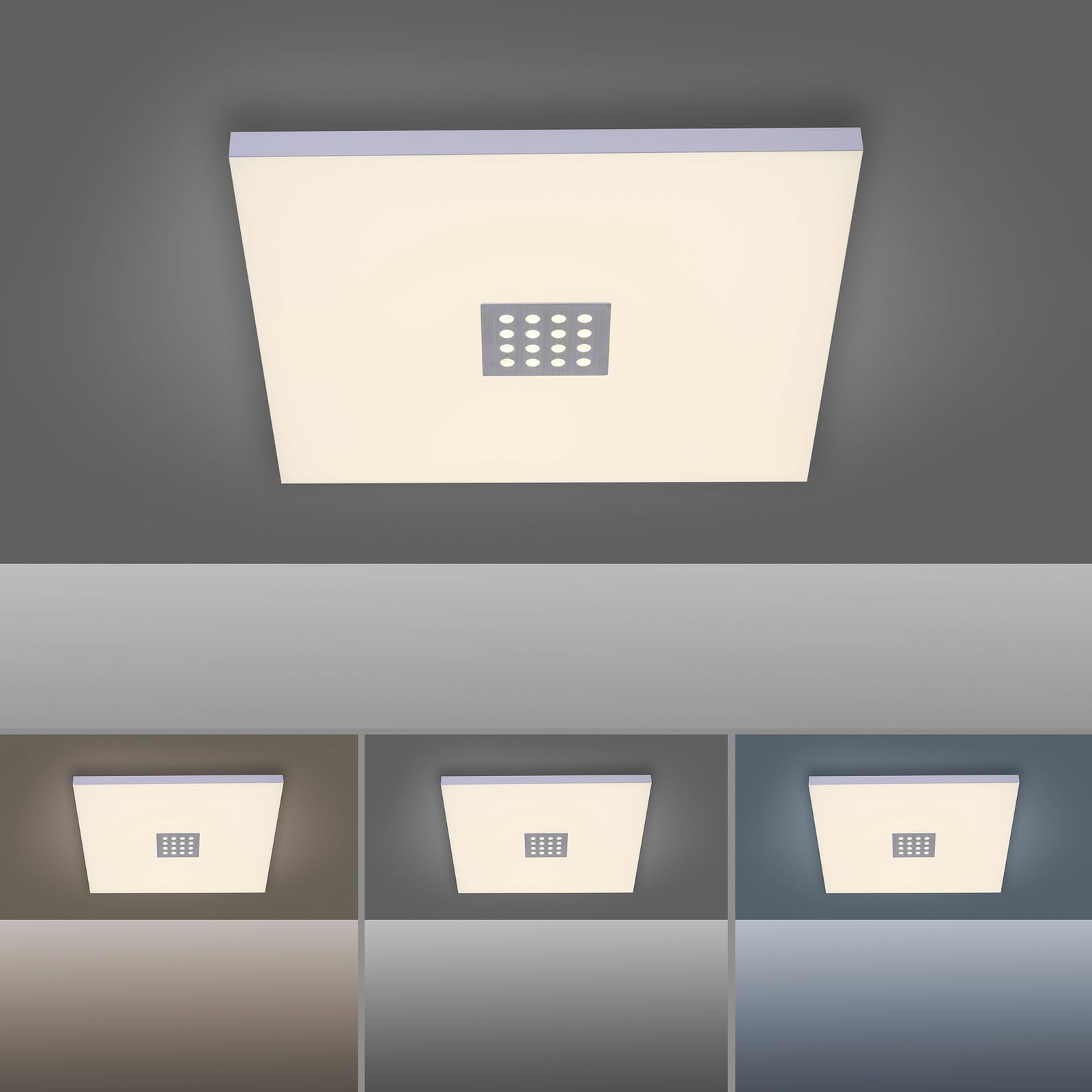 Neo LED-Deckenleuchte, 45 cm, alu, CCT, Fernbedienung - PURE Neo LED-Deckenleuchte, 45 cm, alu, CCT, Fernbedienung - PURE