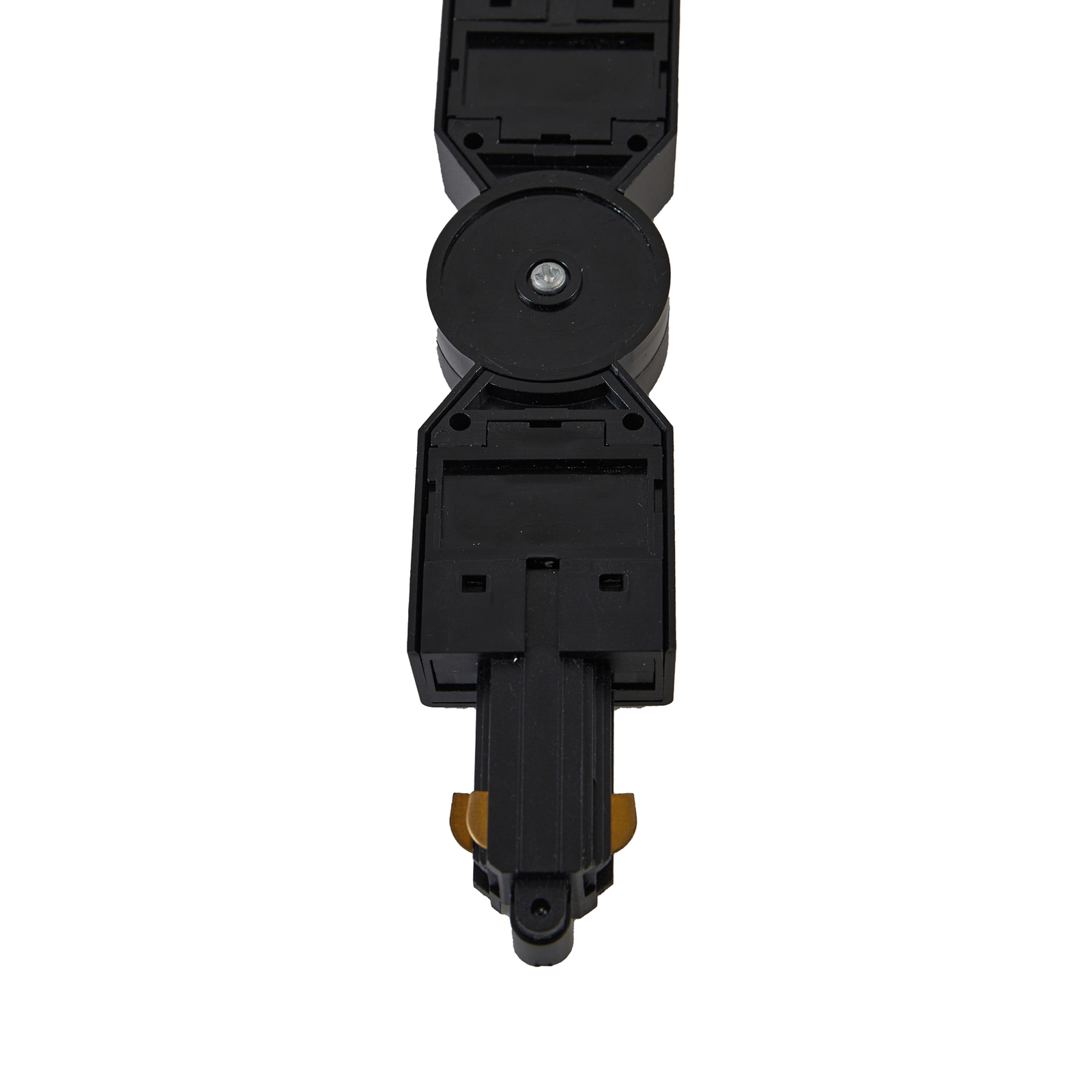 Konektor Lindby Linaro, čierny, nastaviteľný, 1-fázový