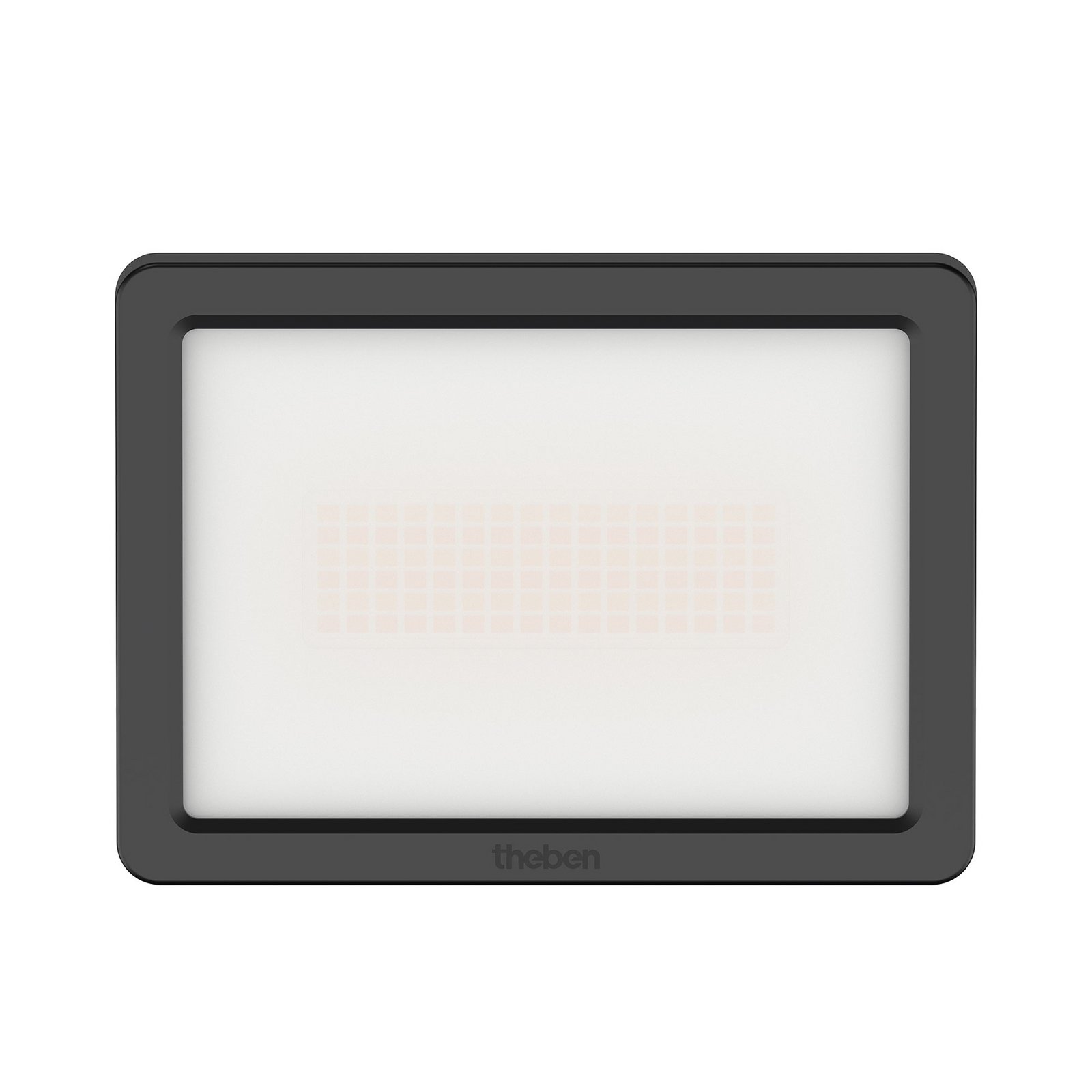 Theben LED vonkajší stenový reflektor theLeda B20 dual, čierny, IP65