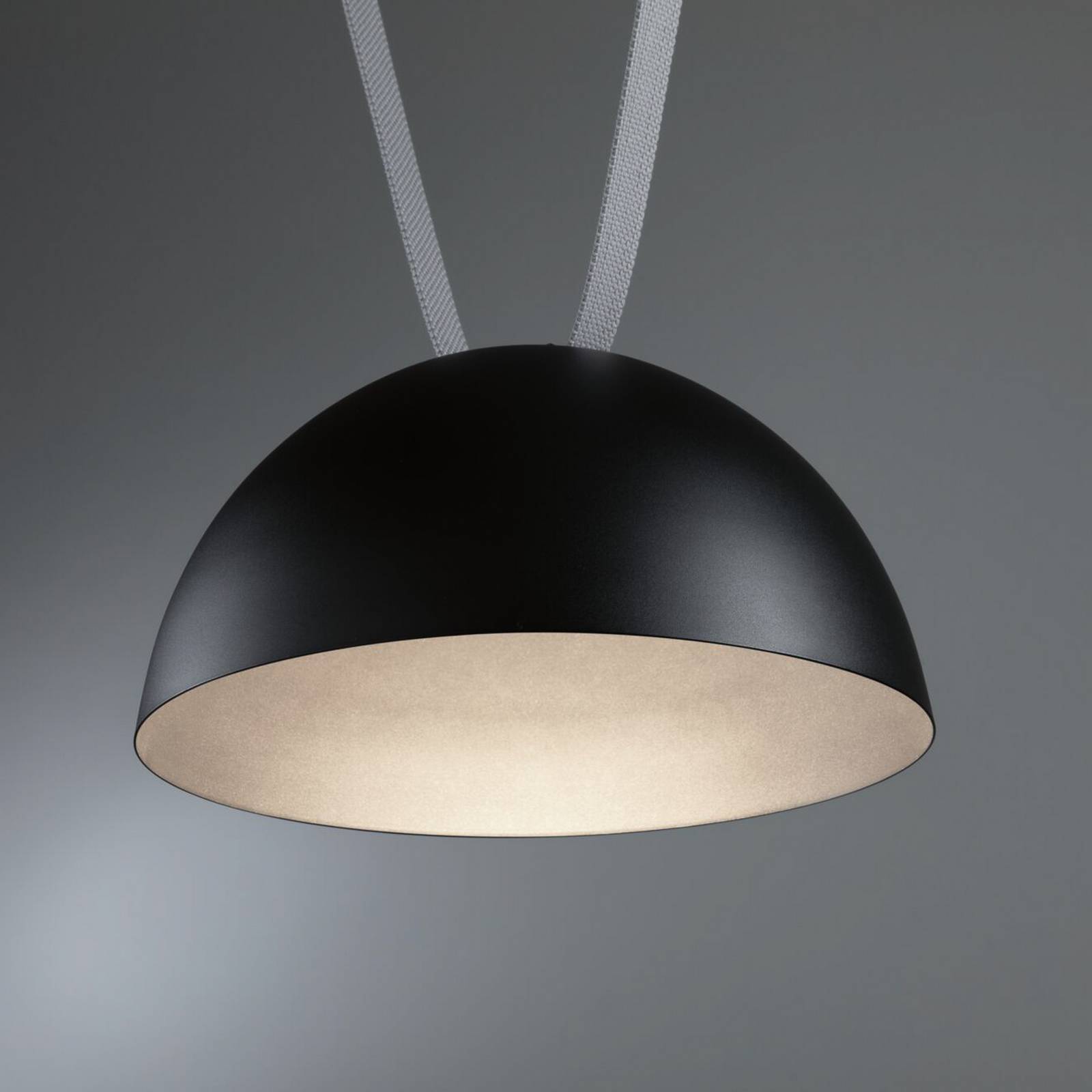 Paulmann ULine lampa wisząca LED Bol, czarna, 3000 K